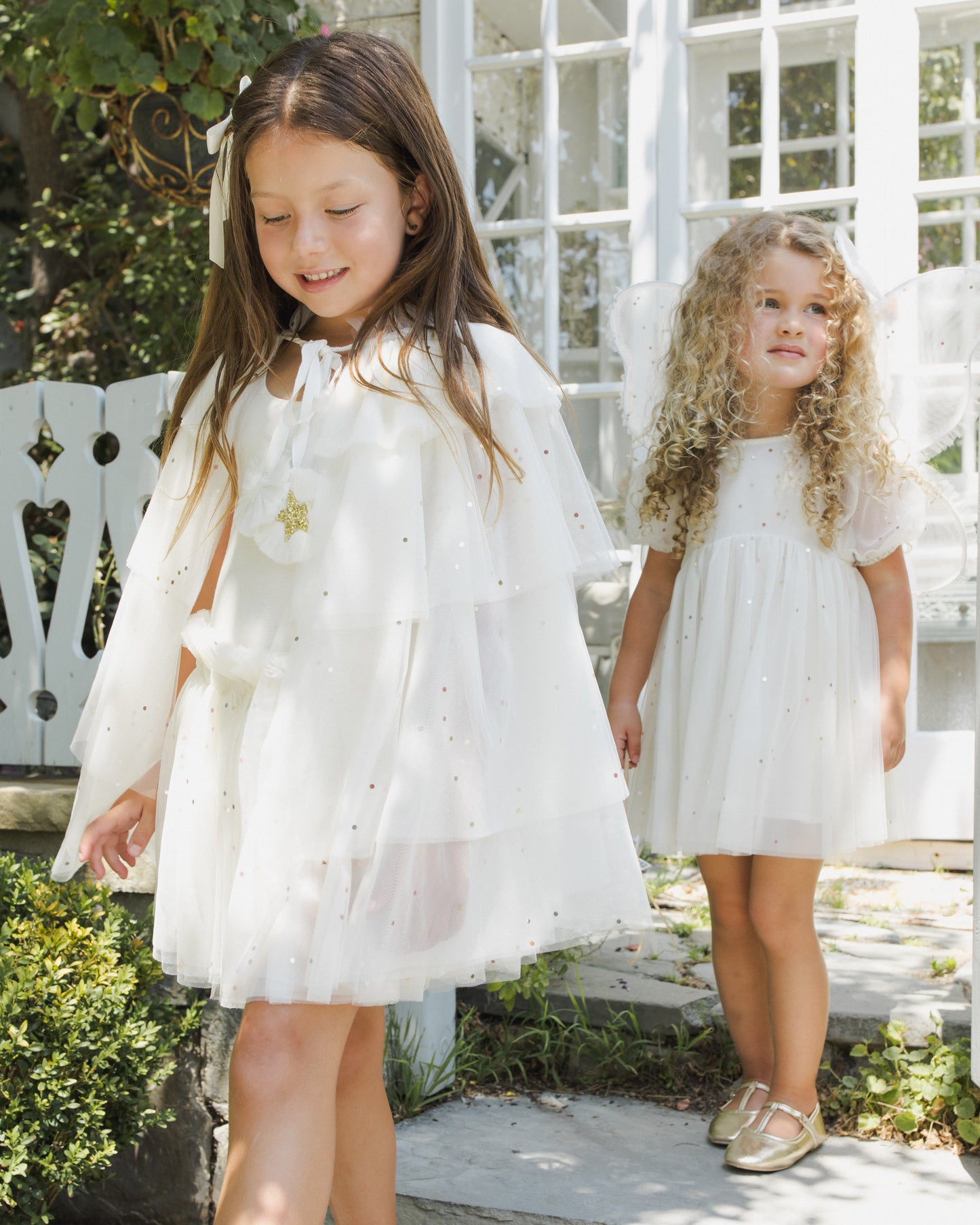 Tulle Cape Confetti - Rylee + Cru | Kids Clothes | Trendy Baby Clothes | Modern Infant Outfits |