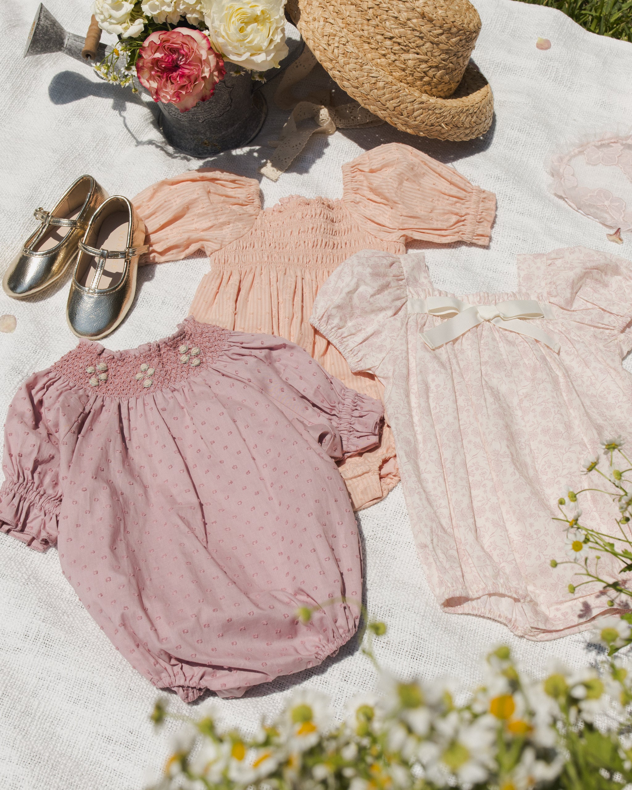 Maddie Romper Lavender – Noralee