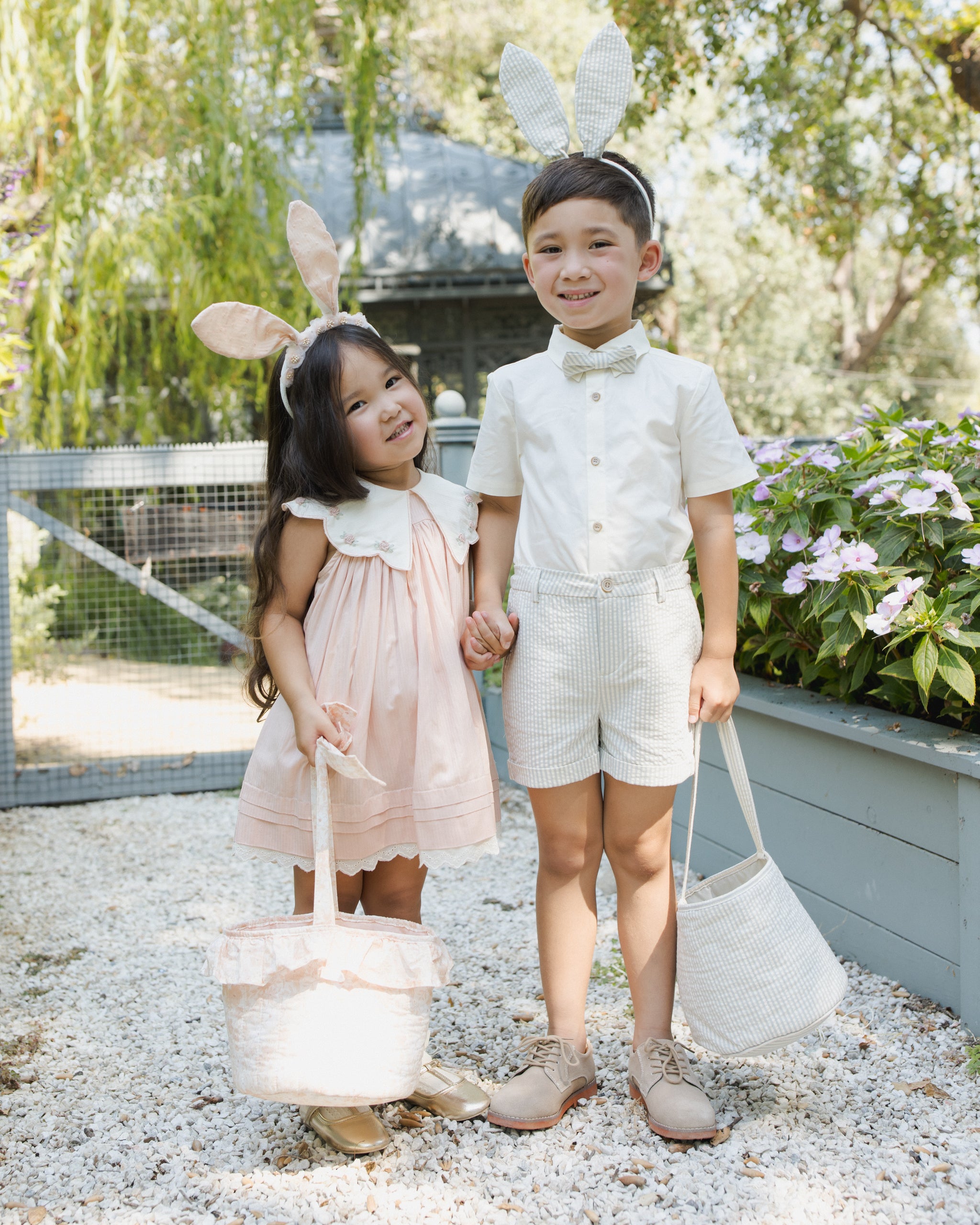 Bunny Headband Petal - Rylee + Cru | Kids Clothes | Trendy Baby Clothes | Modern Infant Outfits |