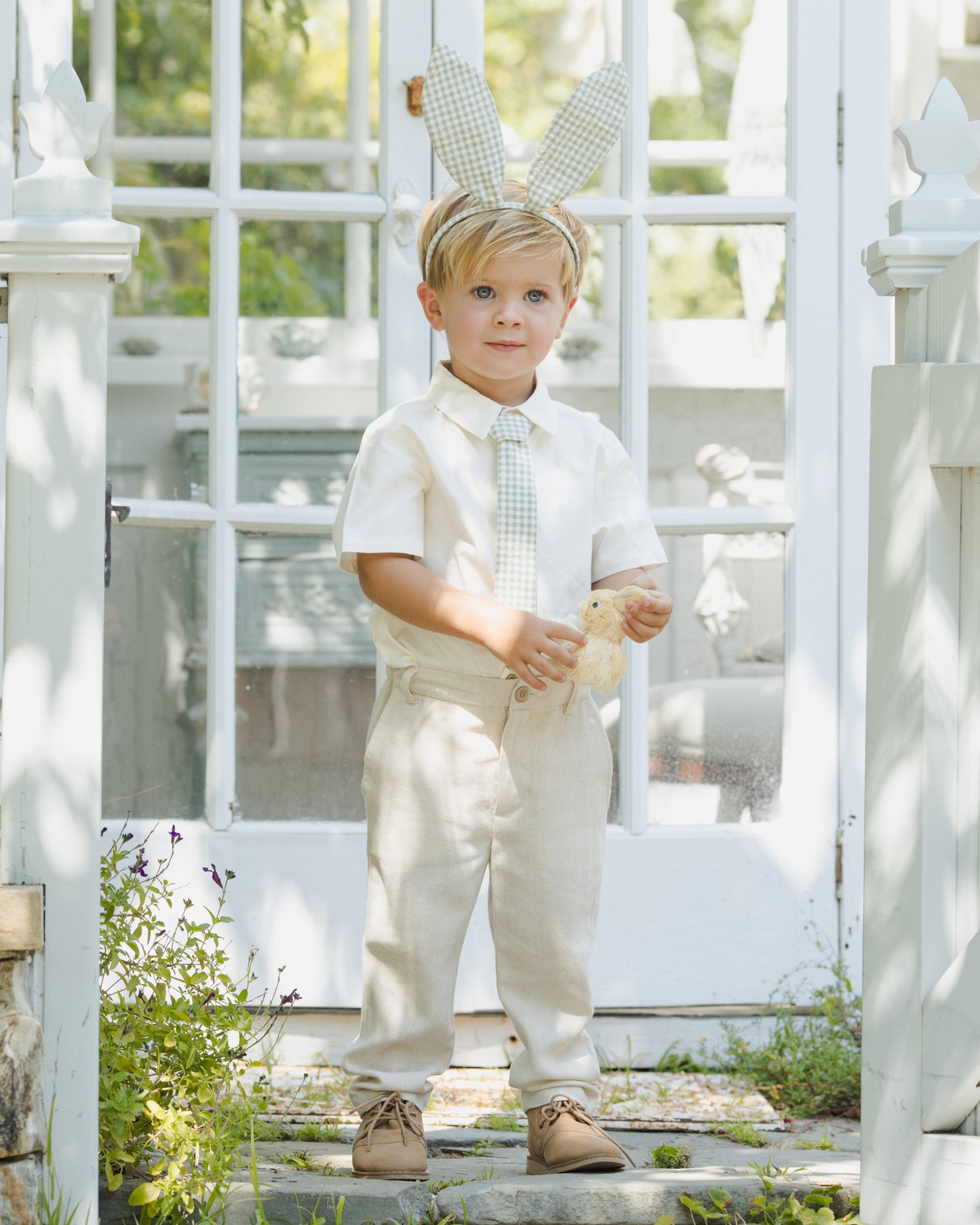 Atlas Shirt Ivory - Rylee + Cru | Kids Clothes | Trendy Baby Clothes | Modern Infant Outfits |
