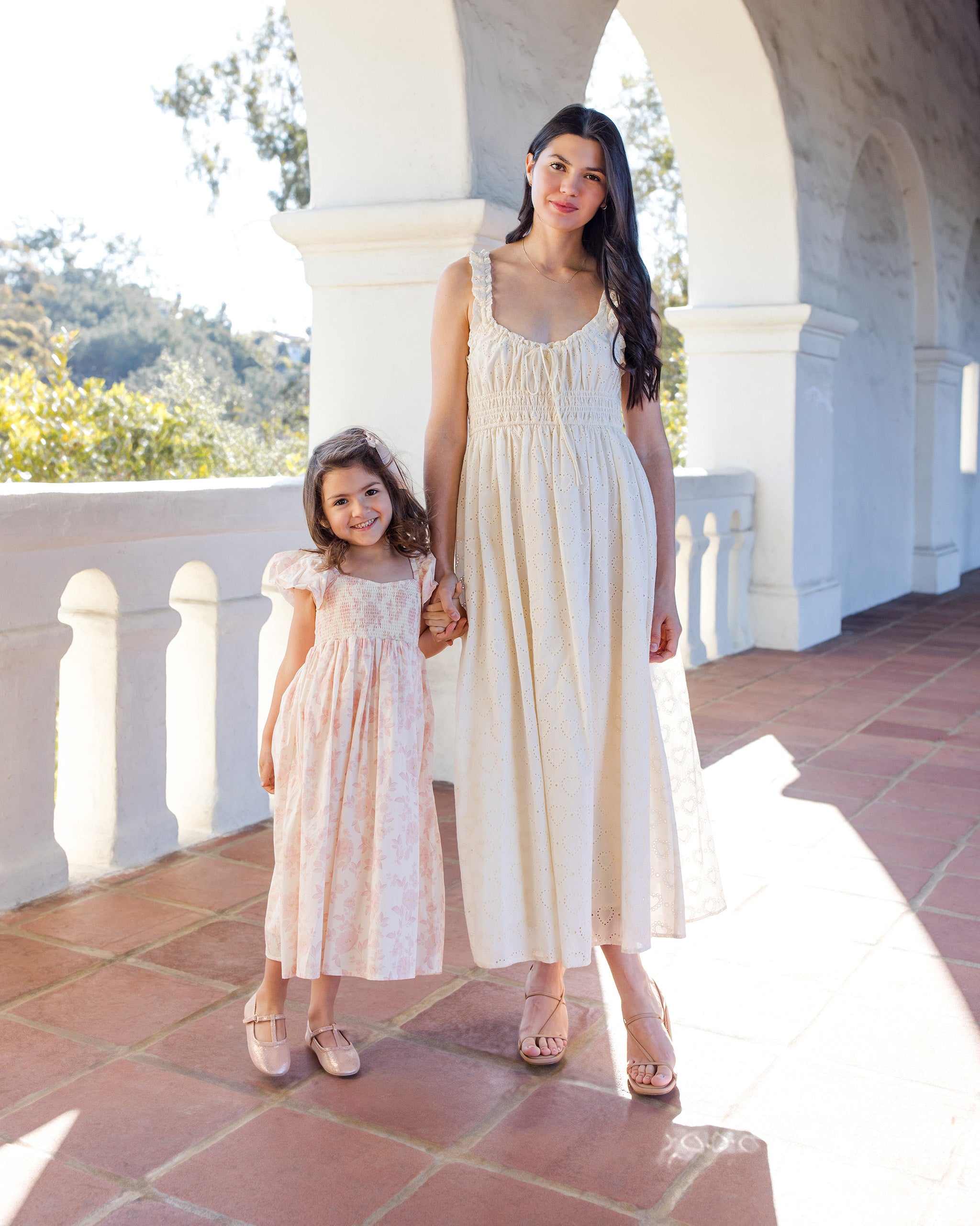 Women's Jane Dress Heart Eyelet - Rylee + Cru | Kids Clothes | Trendy Baby Clothes | Modern Infant Outfits |