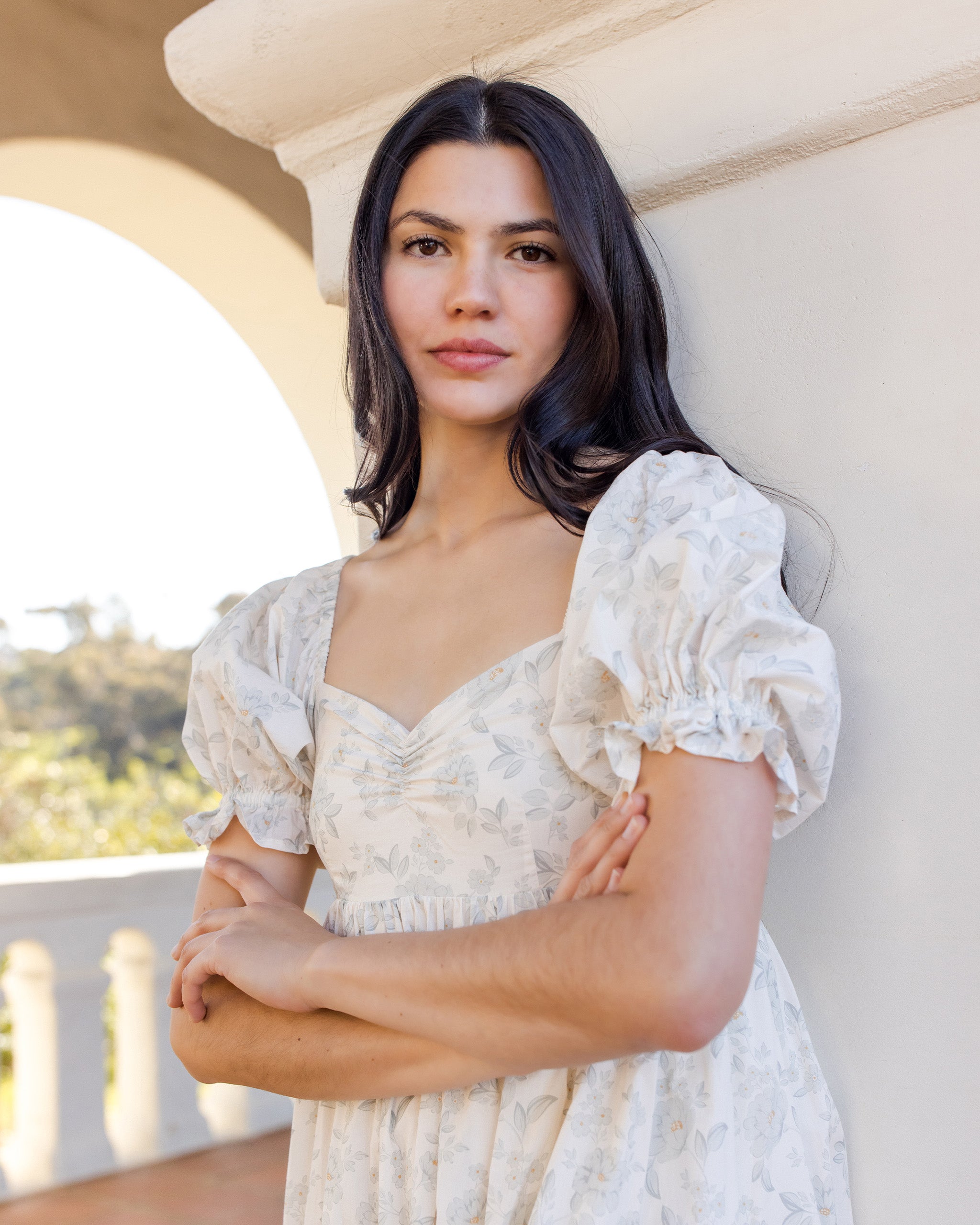 Women's Chloe Dress Mist English Rose - Rylee + Cru | Kids Clothes | Trendy Baby Clothes | Modern Infant Outfits |