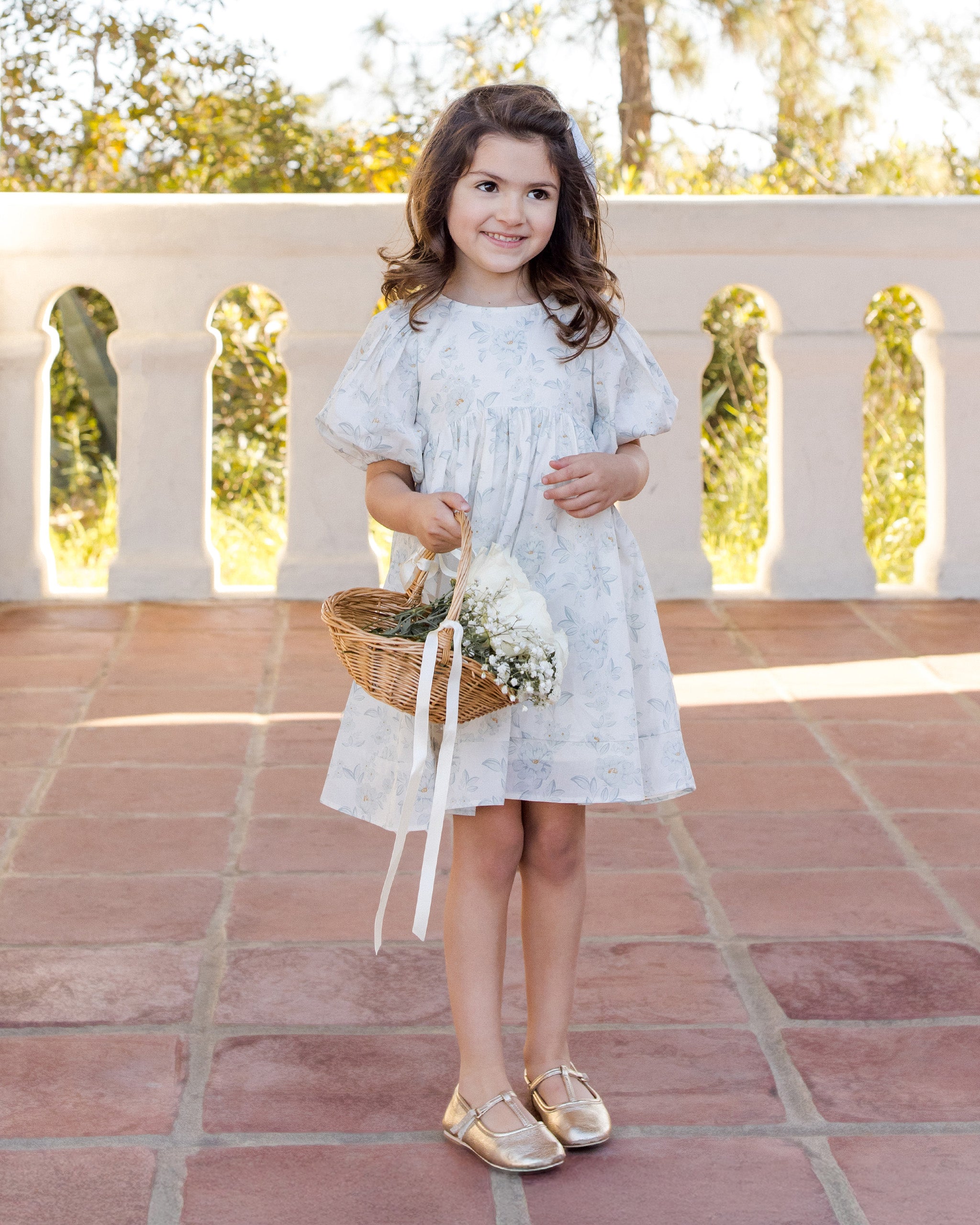 Luna Dress Mist English Rose - Rylee + Cru | Kids Clothes | Trendy Baby Clothes | Modern Infant Outfits |