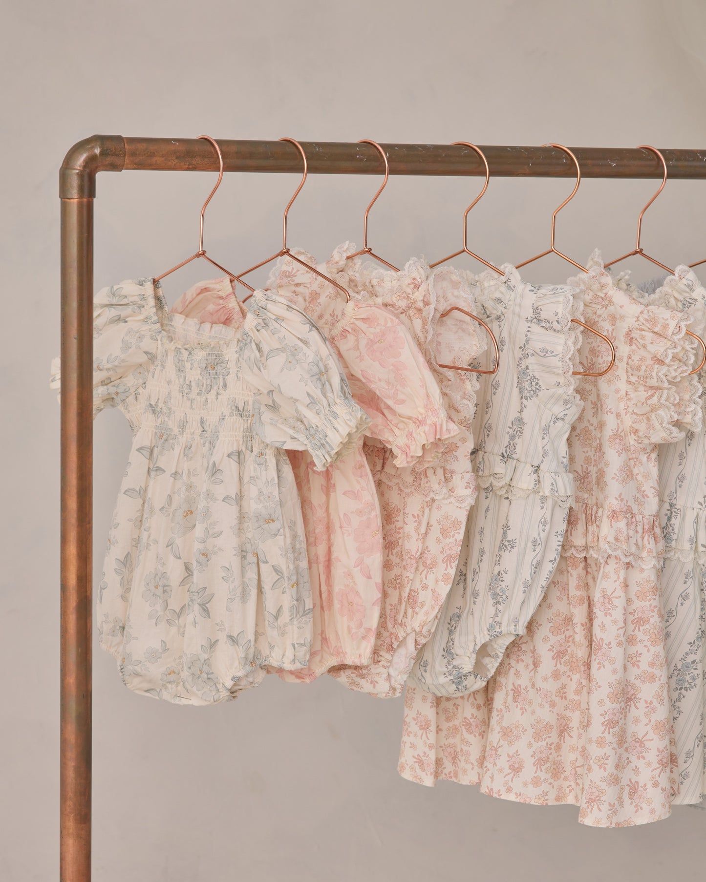 Hazel Romper Mist English Rose - Rylee + Cru | Kids Clothes | Trendy Baby Clothes | Modern Infant Outfits |