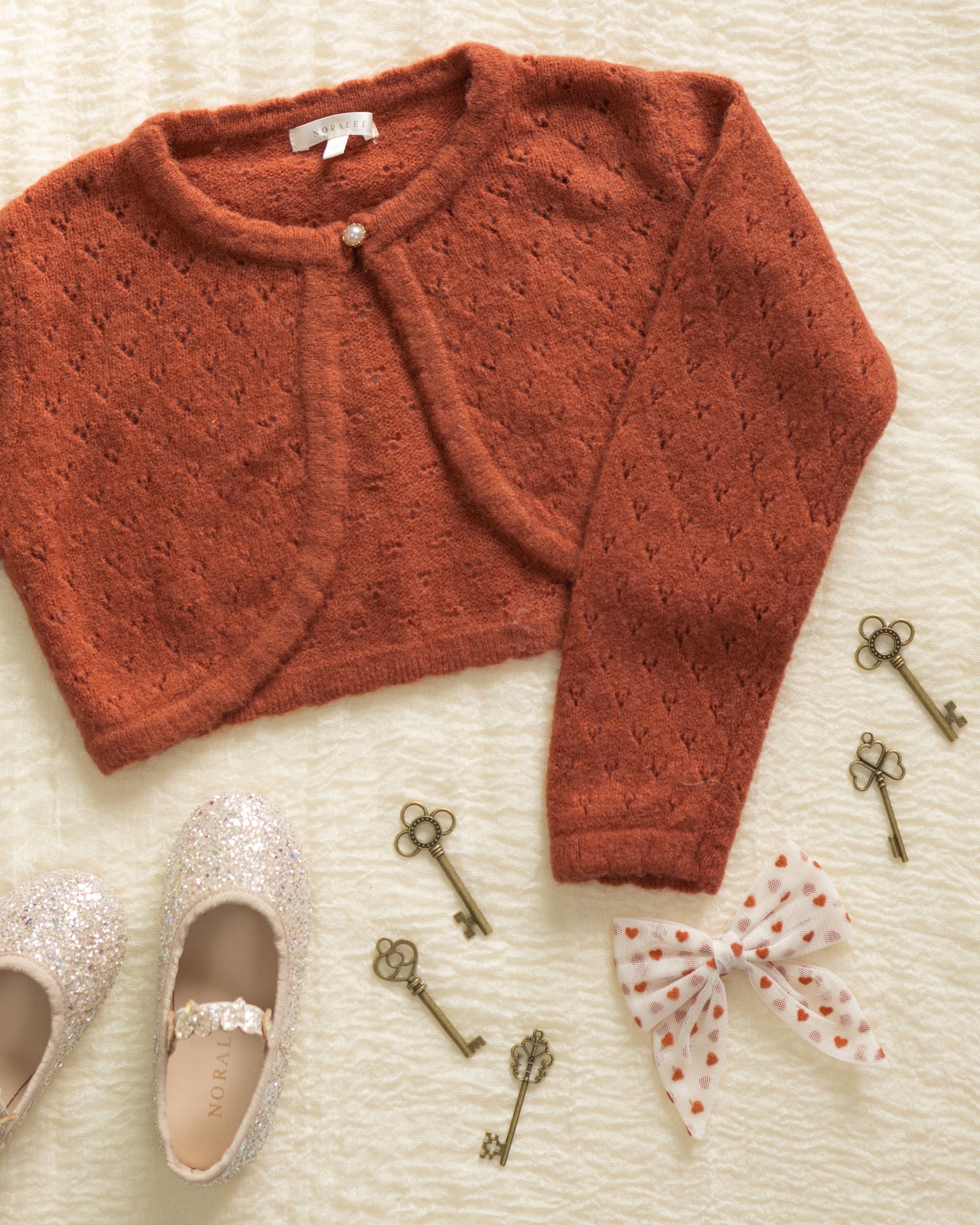 Bolero Sweater Red – Noralee
