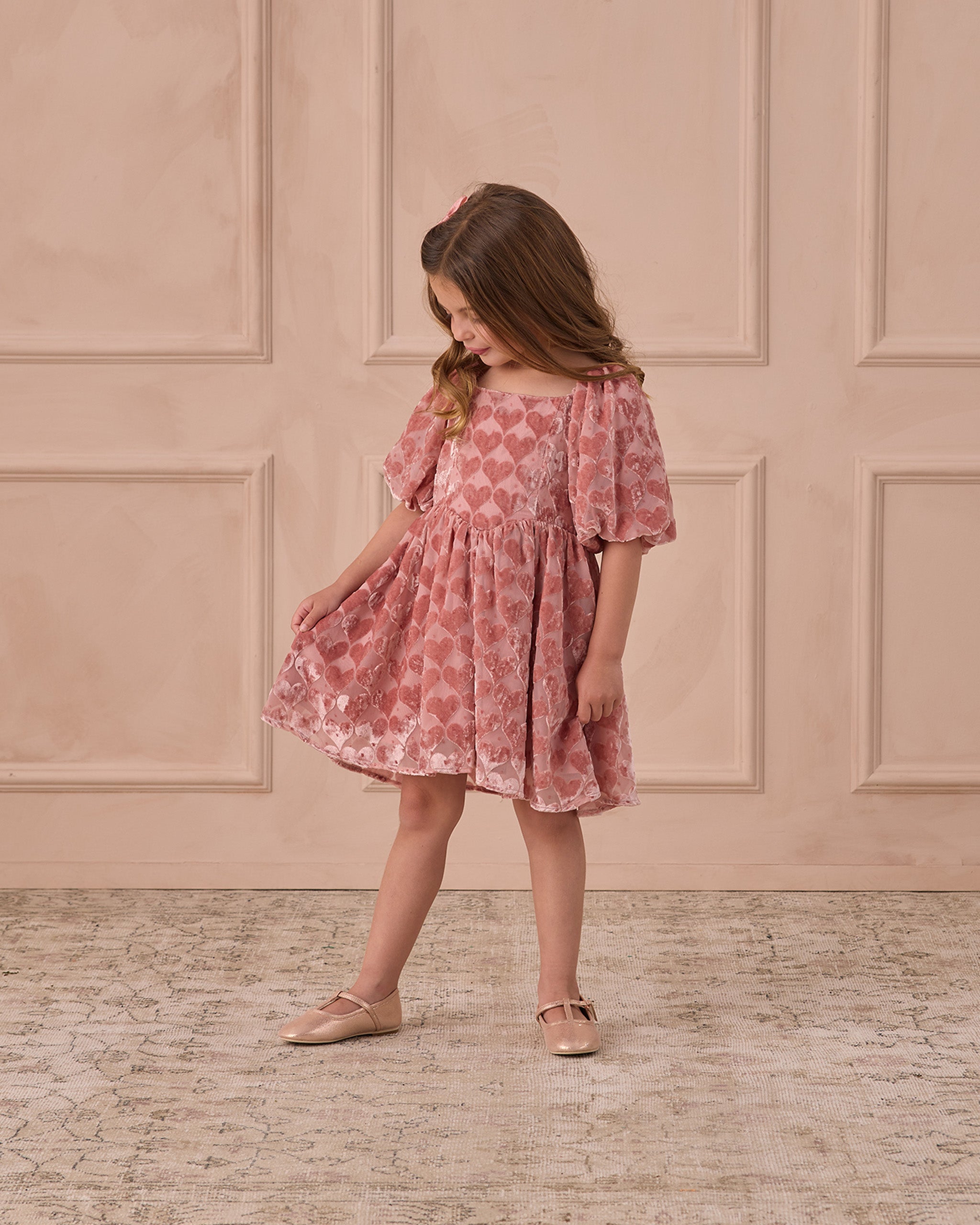 Nina Dress Lipstick Hearts – Noralee