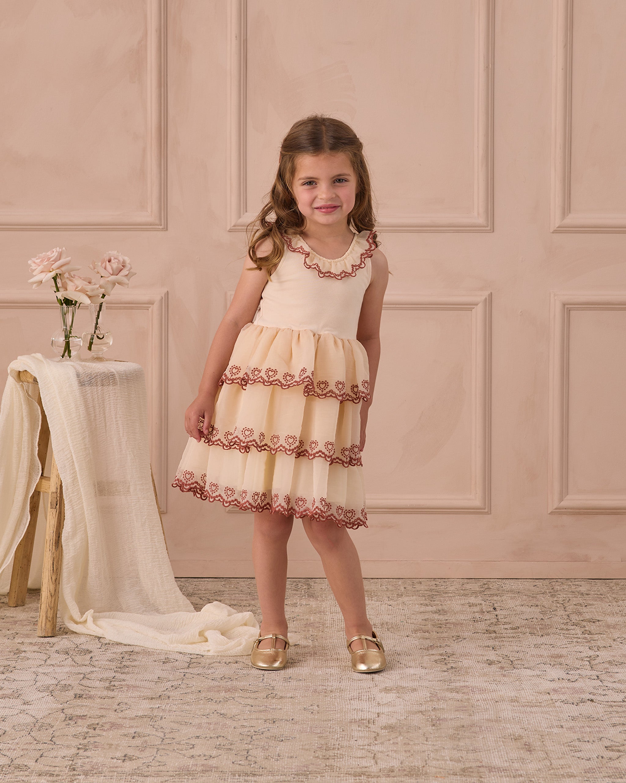 Angelina Dress Pearl – Noralee