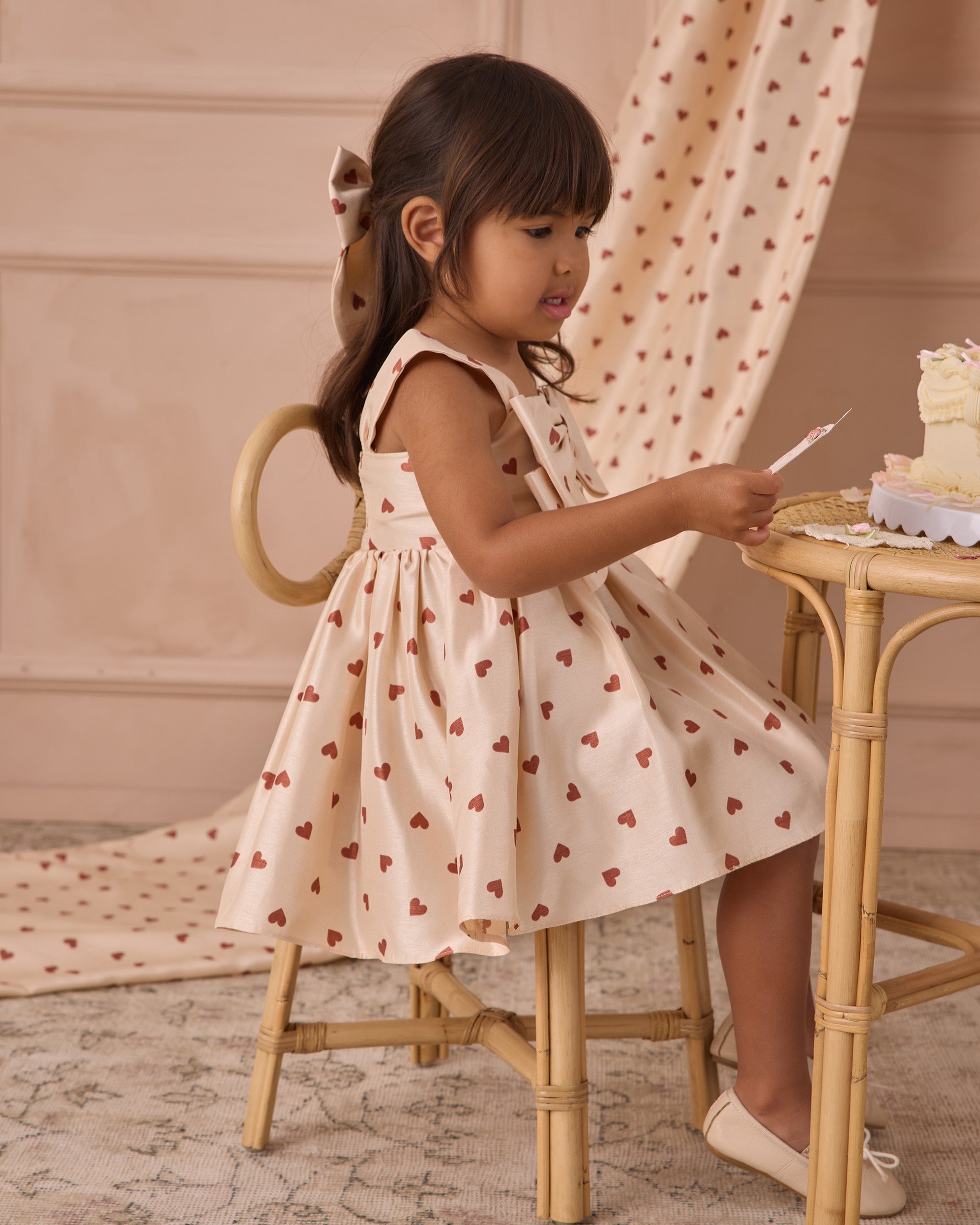 Cindy Dress Red Hearts 12Y Cindy Dress Red Hearts 12Y