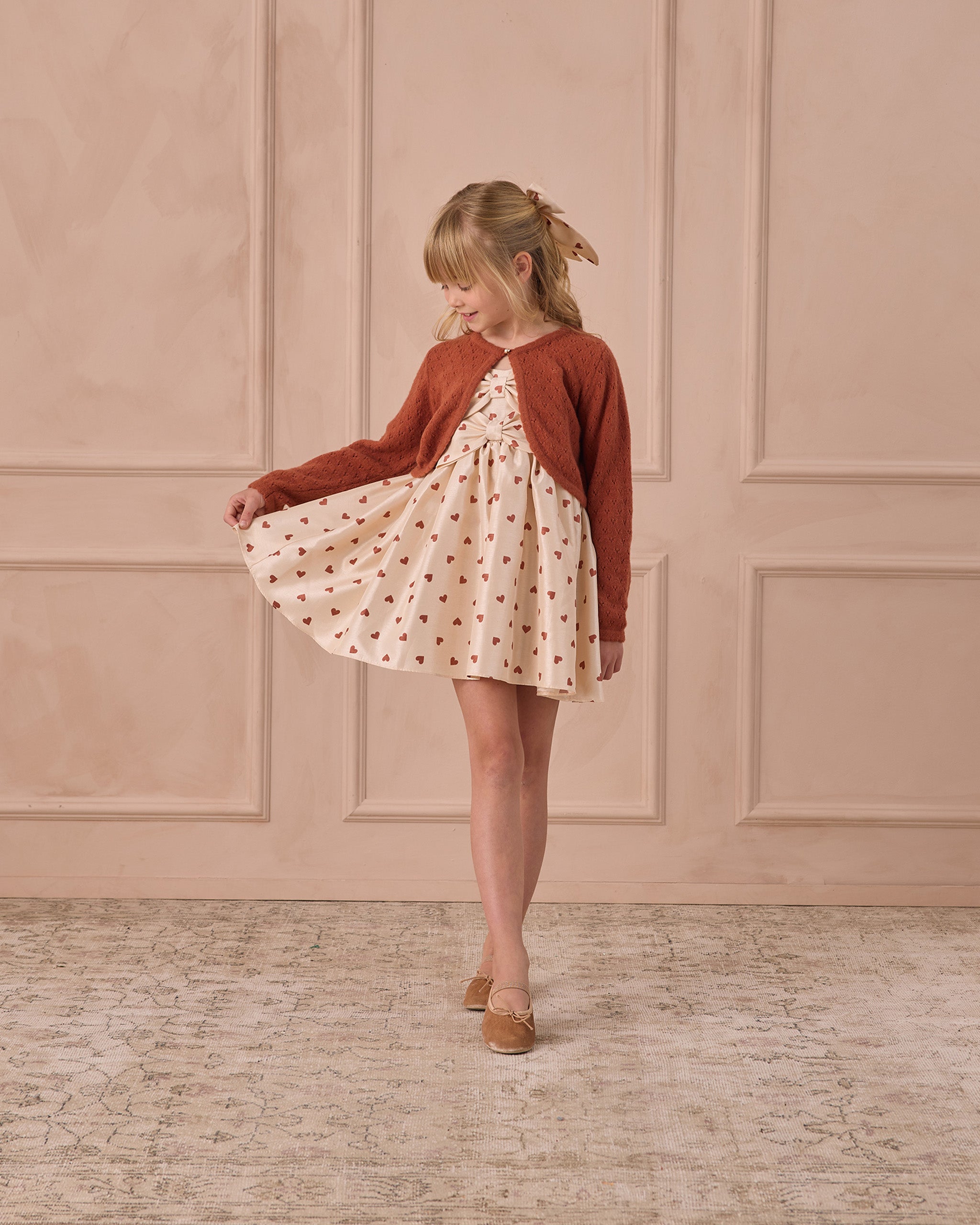 Cindy Dress Red Hearts 12Y Cindy Dress Red Hearts 12Y