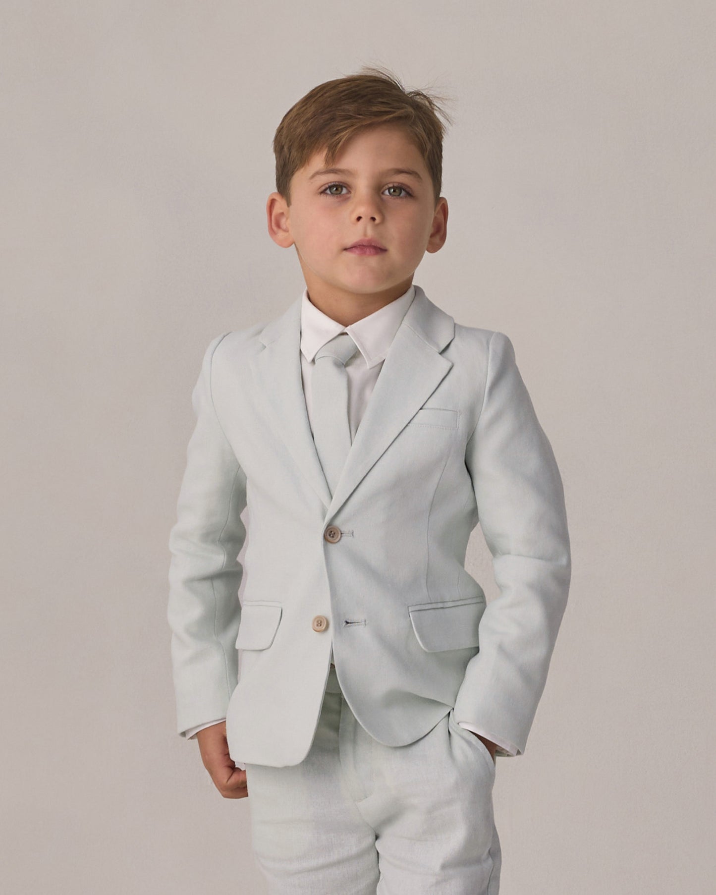 Sebastian Blazer Heathered Mist - Rylee + Cru | Kids Clothes | Trendy Baby Clothes | Modern Infant Outfits |