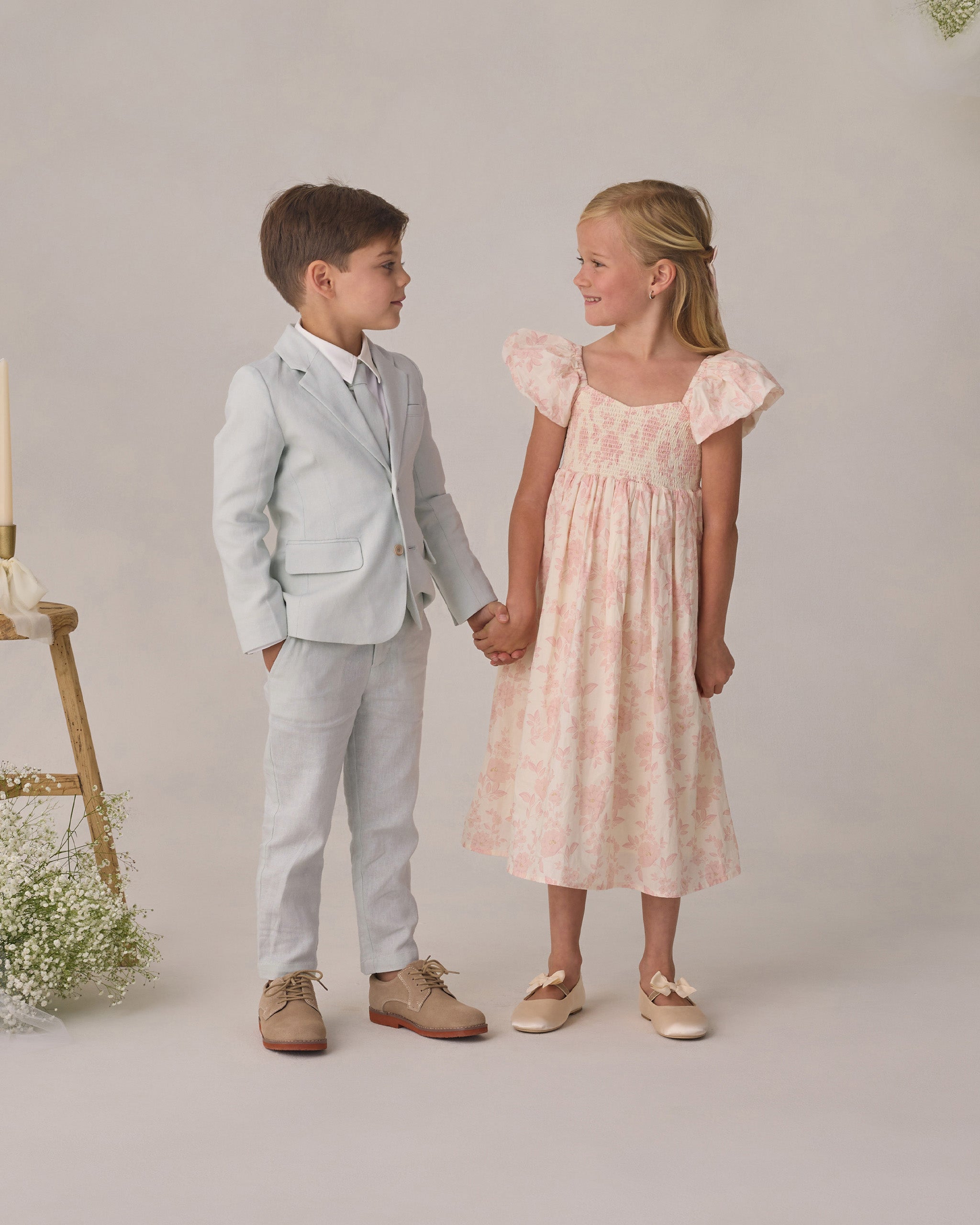 Hazel Dress Blush English Rose – Noralee