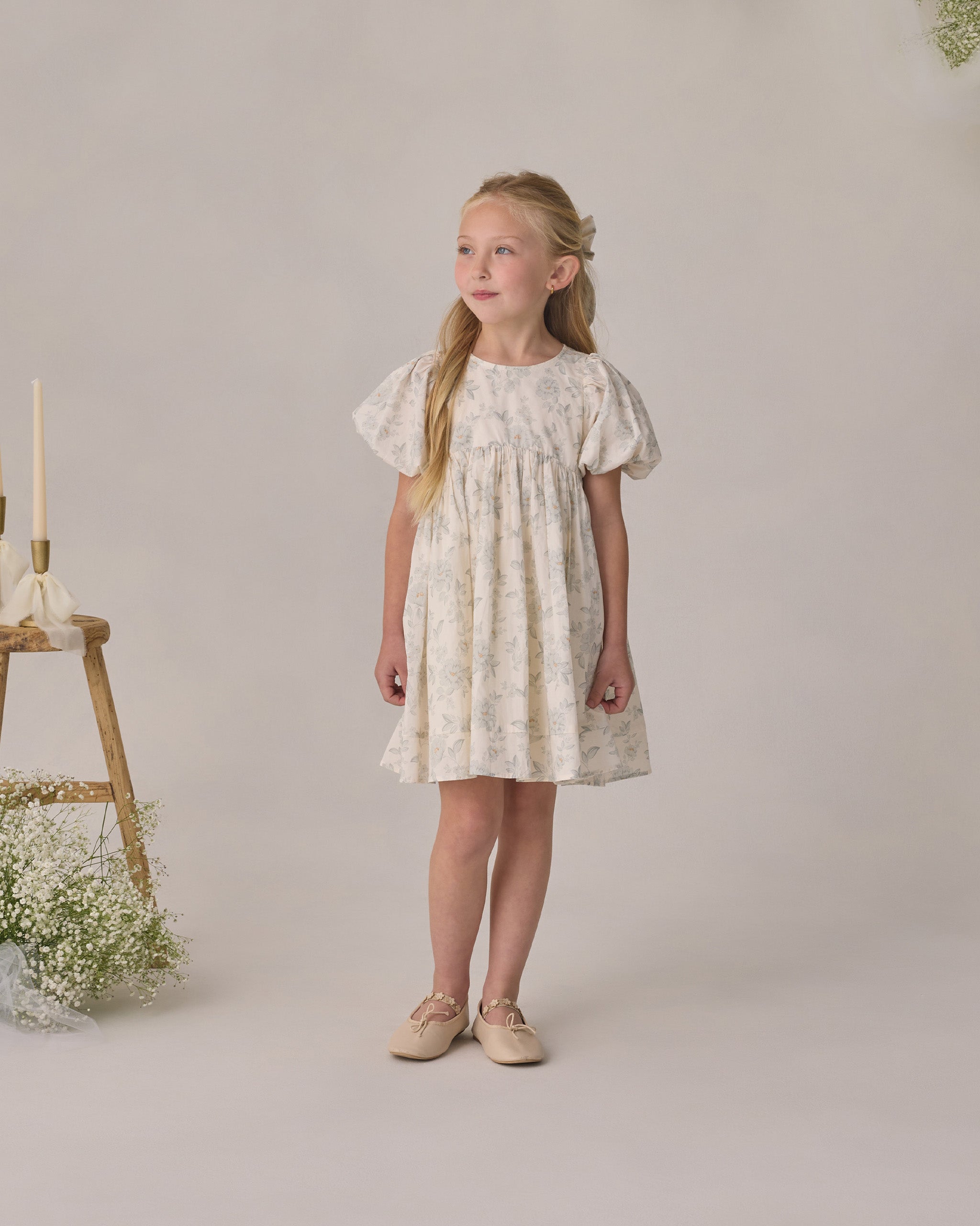 Luna Dress Mist English Rose – Noralee