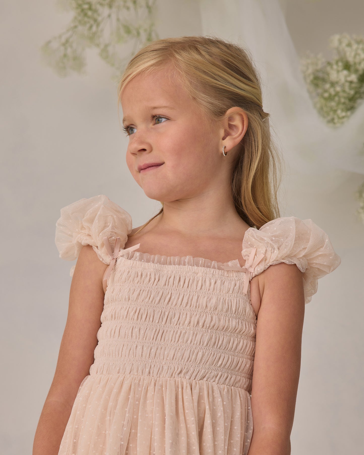 Clara Dress Pearl - Rylee + Cru | Kids Clothes | Trendy Baby Clothes | Modern Infant Outfits |