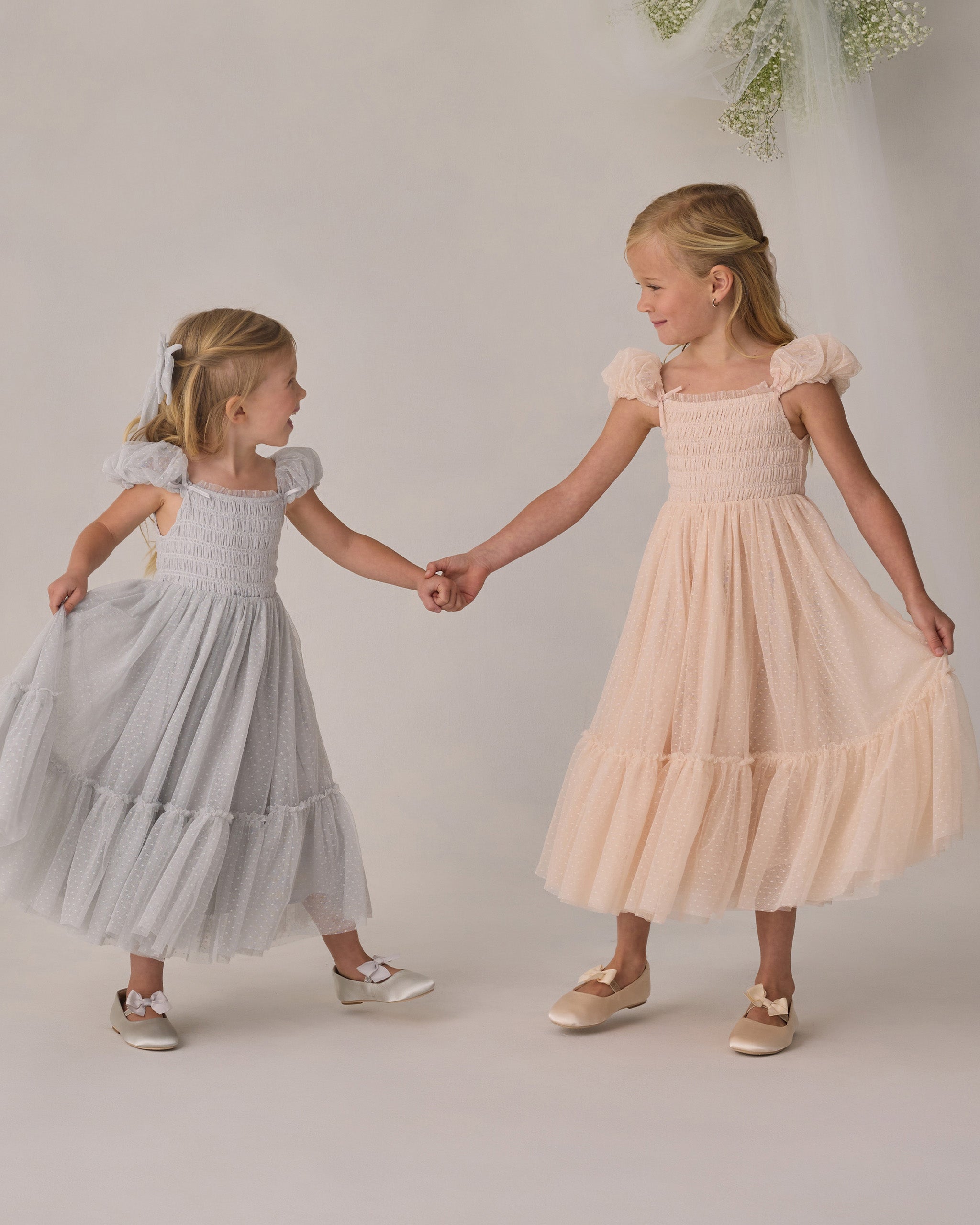 Clara Dress Mist - Rylee + Cru | Kids Clothes | Trendy Baby Clothes | Modern Infant Outfits |