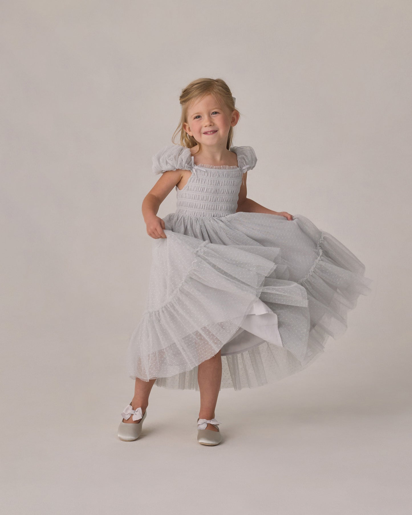Clara Dress Mist - Rylee + Cru | Kids Clothes | Trendy Baby Clothes | Modern Infant Outfits |