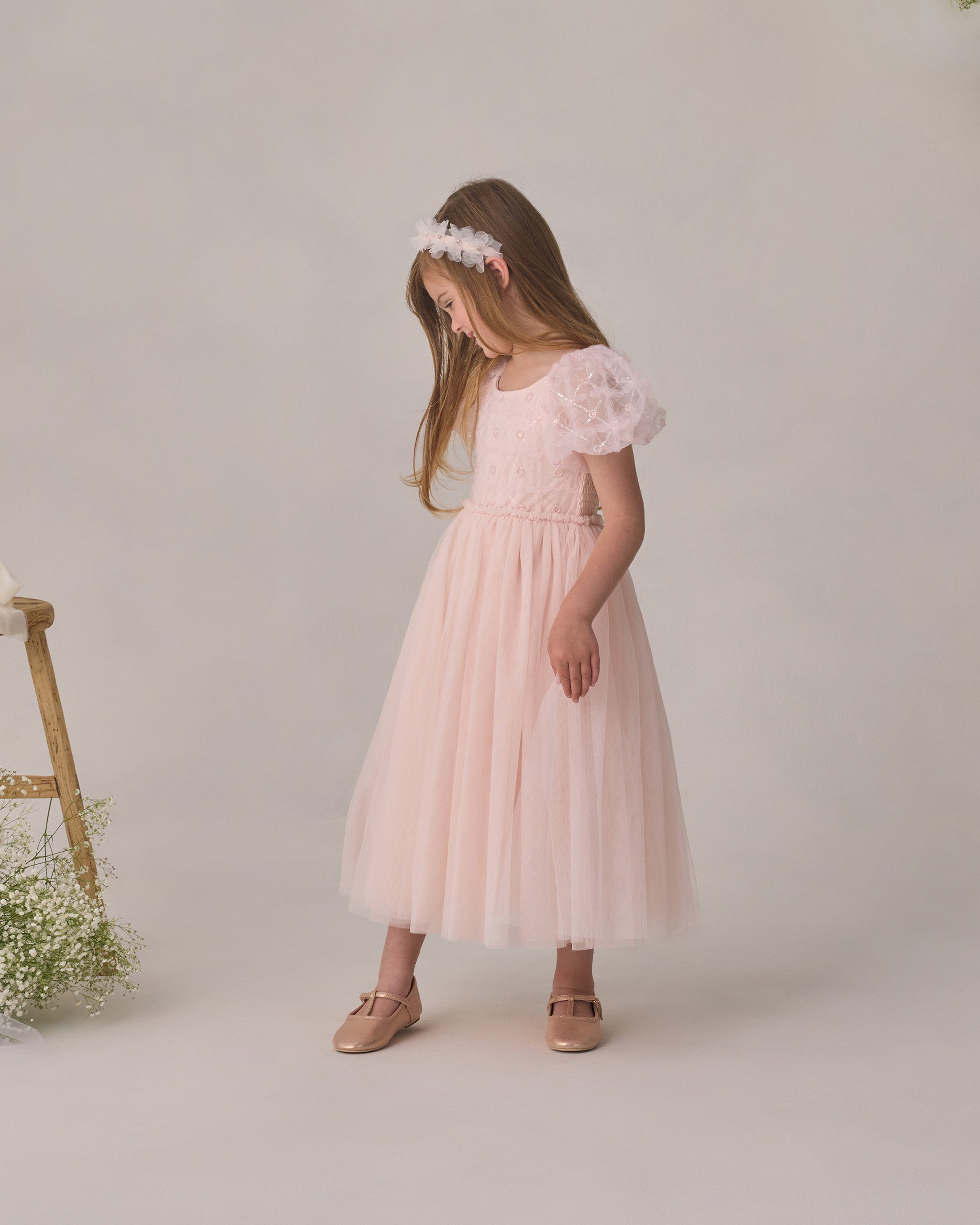 Dorothy Dress Blush - Rylee + Cru | Kids Clothes | Trendy Baby Clothes | Modern Infant Outfits |