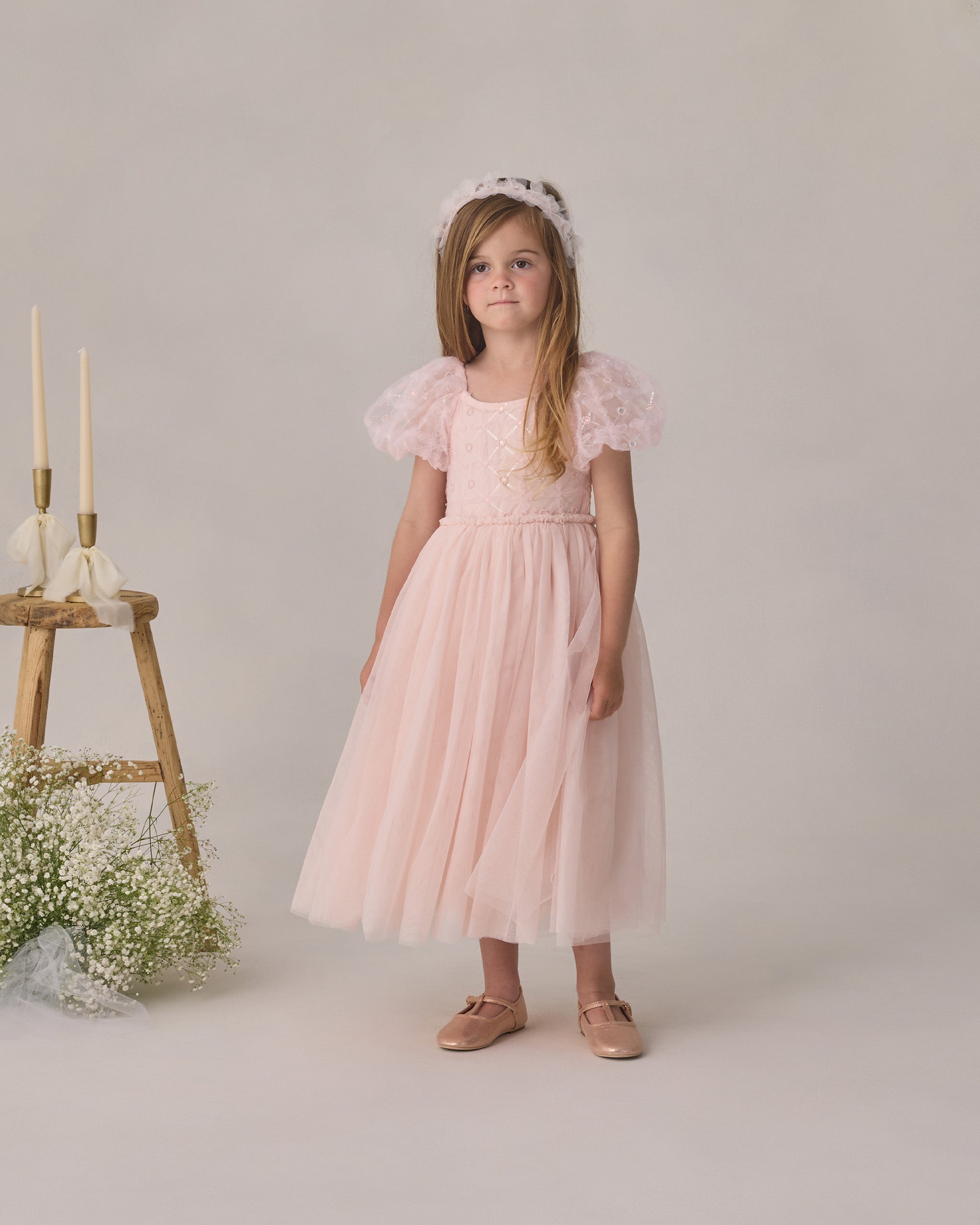 Dorothy Dress Blush - Rylee + Cru | Kids Clothes | Trendy Baby Clothes | Modern Infant Outfits |