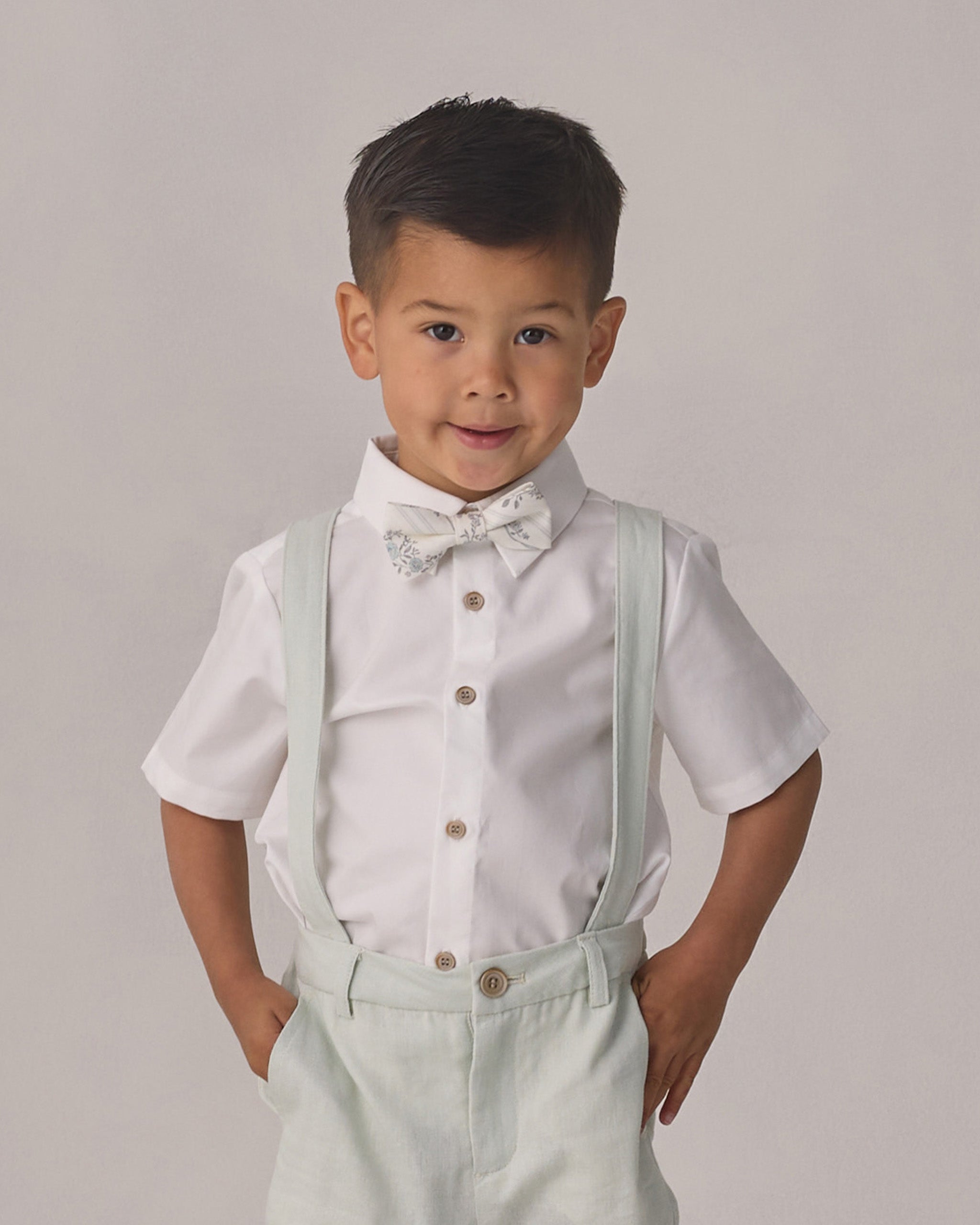 Bow Tie French Floral Stripe - Rylee + Cru | Kids Clothes | Trendy Baby Clothes | Modern Infant Outfits |