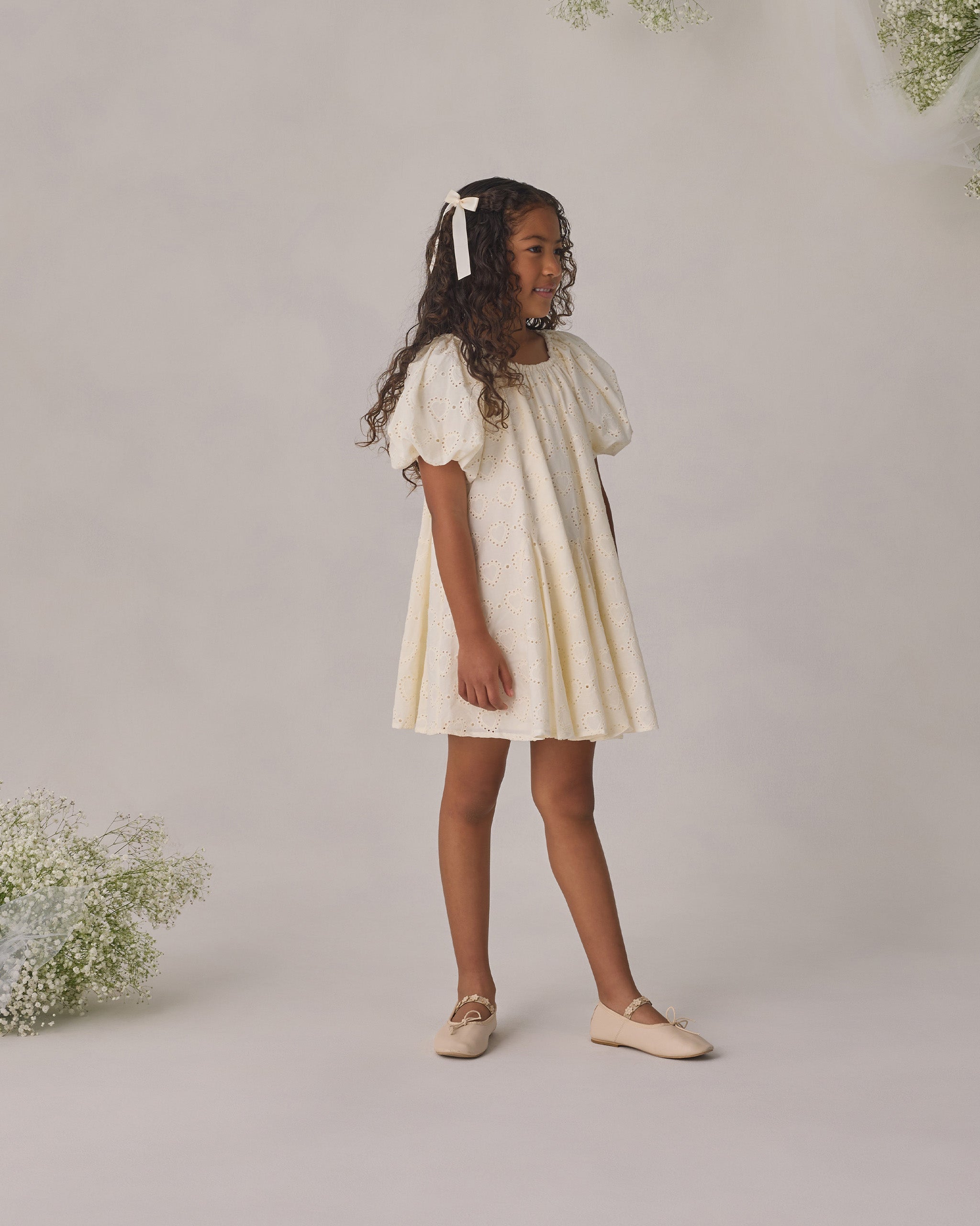 Maia Dress Heart Eyelet – Noralee