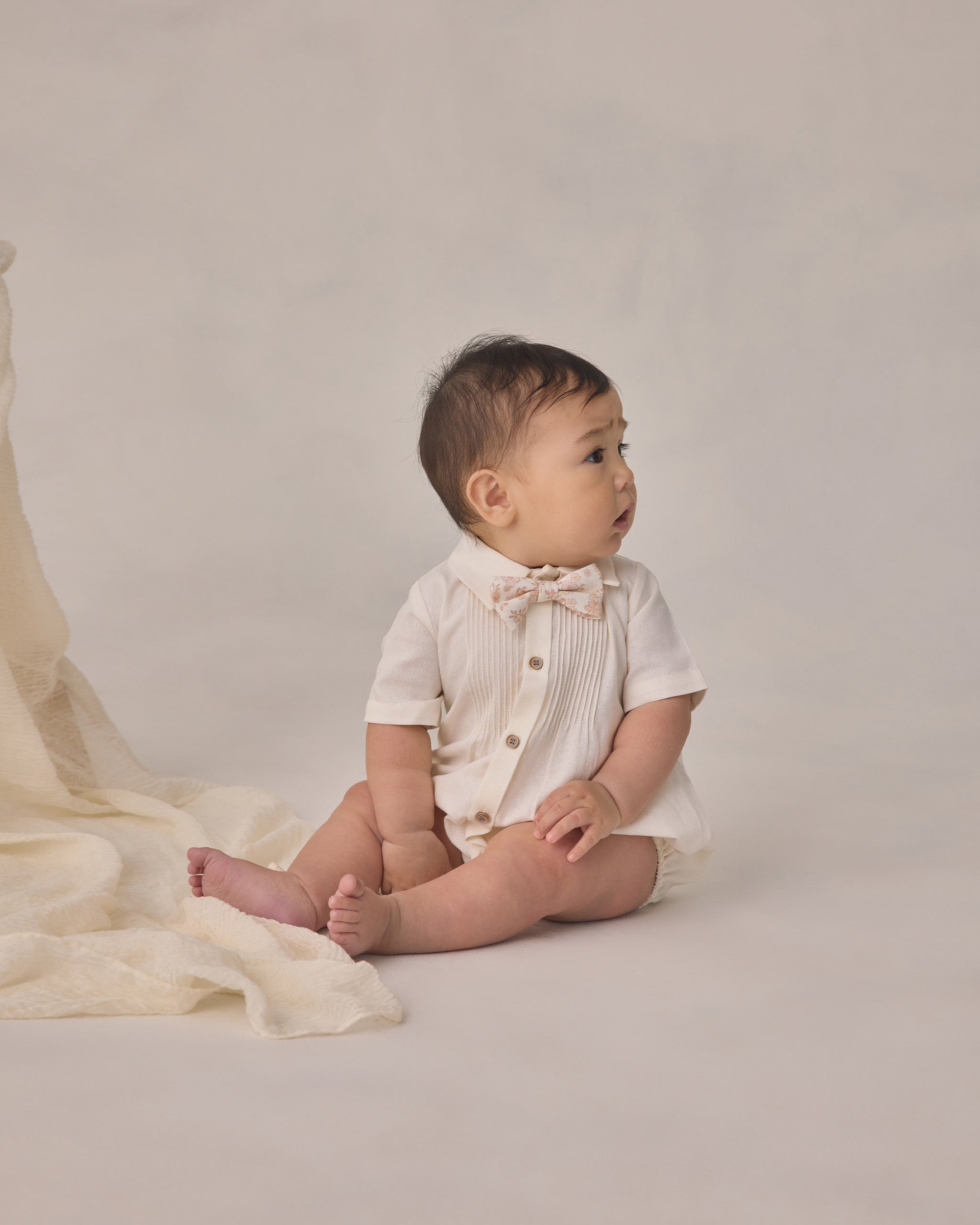 Henry Romper Ivory – Noralee