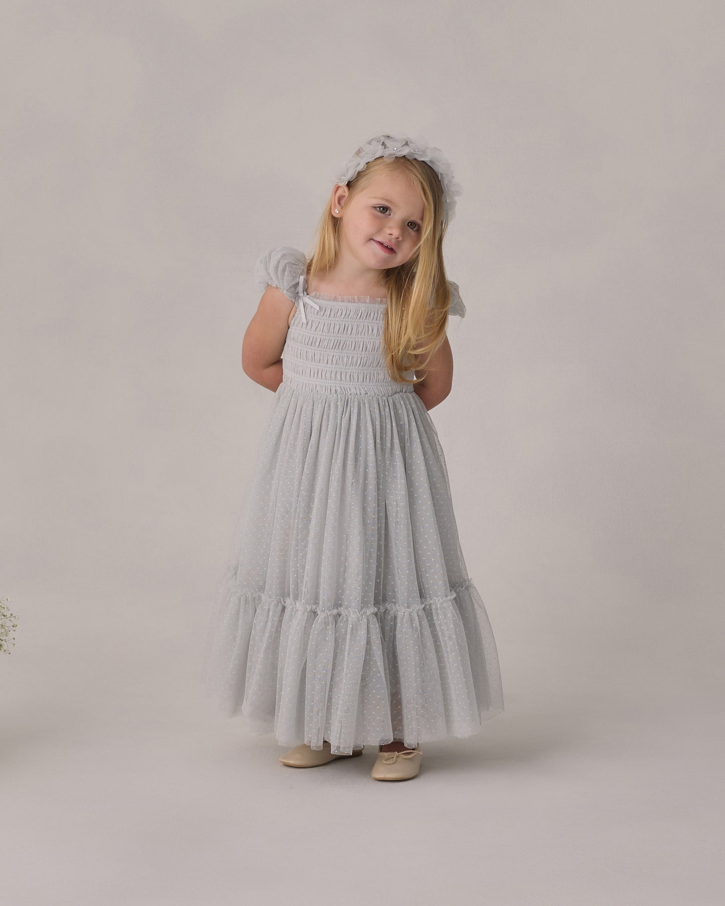 Clara Dress Mist - Rylee + Cru | Kids Clothes | Trendy Baby Clothes | Modern Infant Outfits |