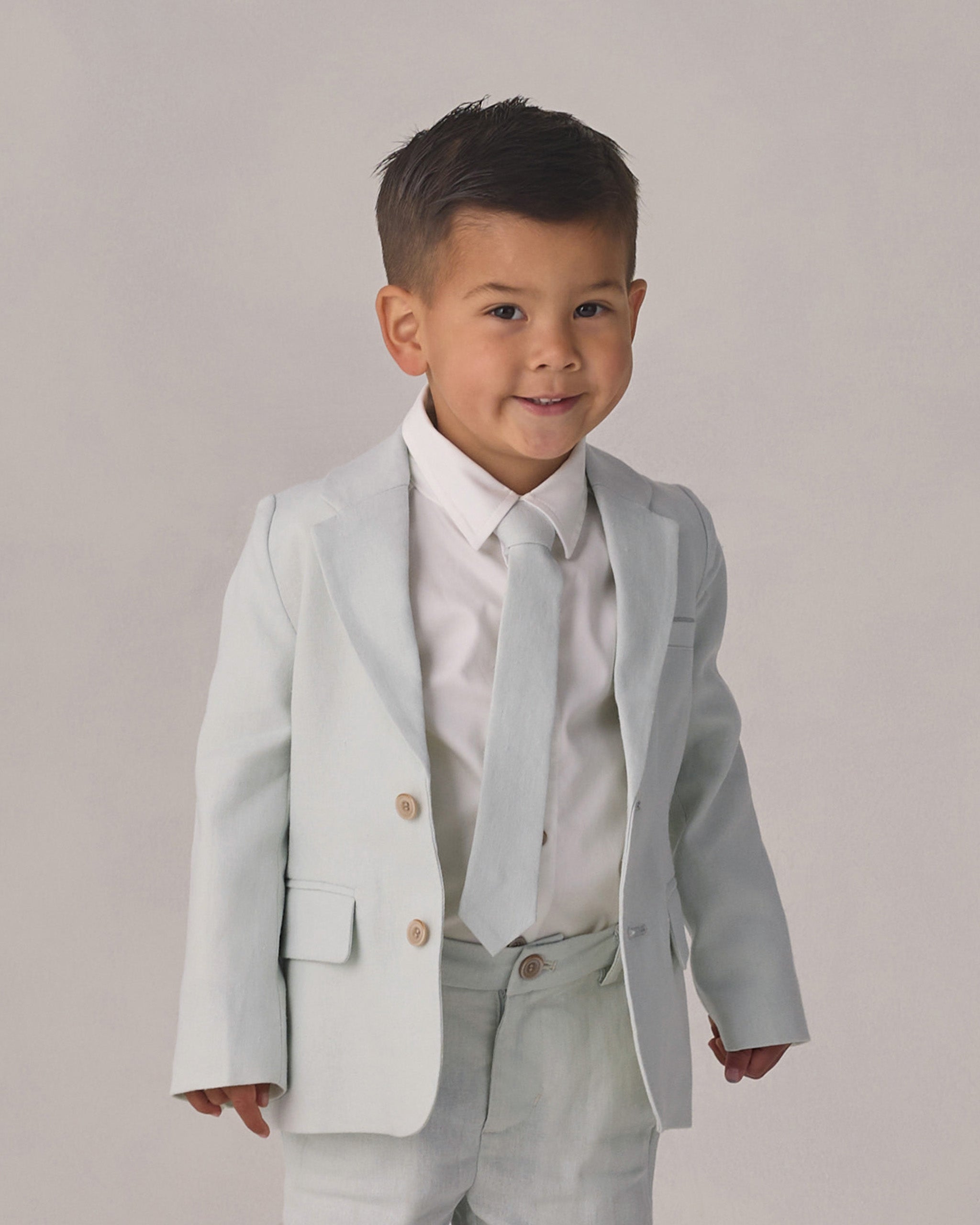 Skinny Tie Heathered Mist - Rylee + Cru | Kids Clothes | Trendy Baby Clothes | Modern Infant Outfits |