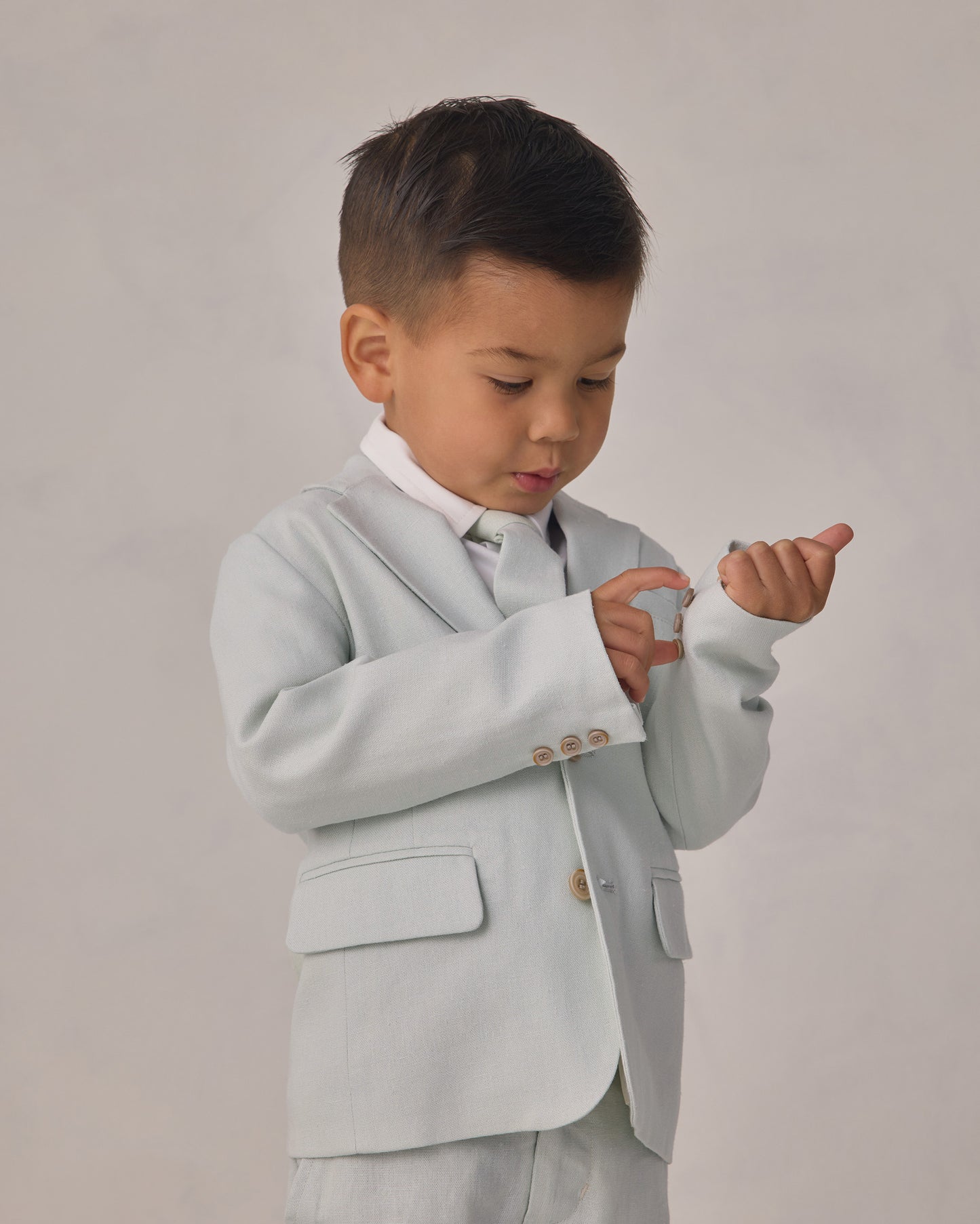Sebastian Blazer Heathered Mist - Rylee + Cru | Kids Clothes | Trendy Baby Clothes | Modern Infant Outfits |