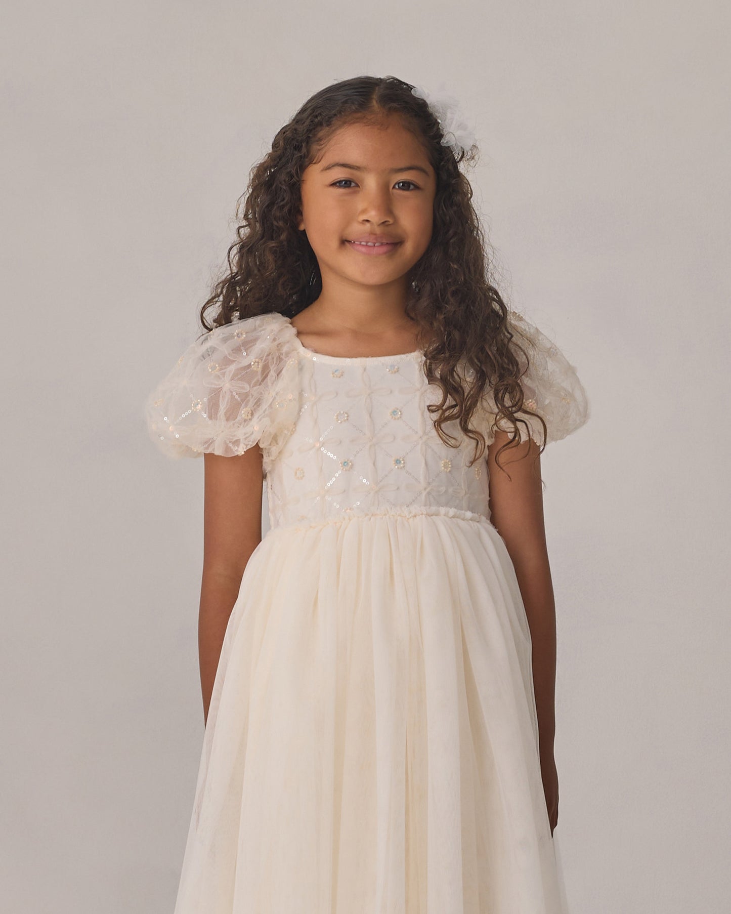 Dorothy Dress Ivory - Rylee + Cru | Kids Clothes | Trendy Baby Clothes | Modern Infant Outfits |