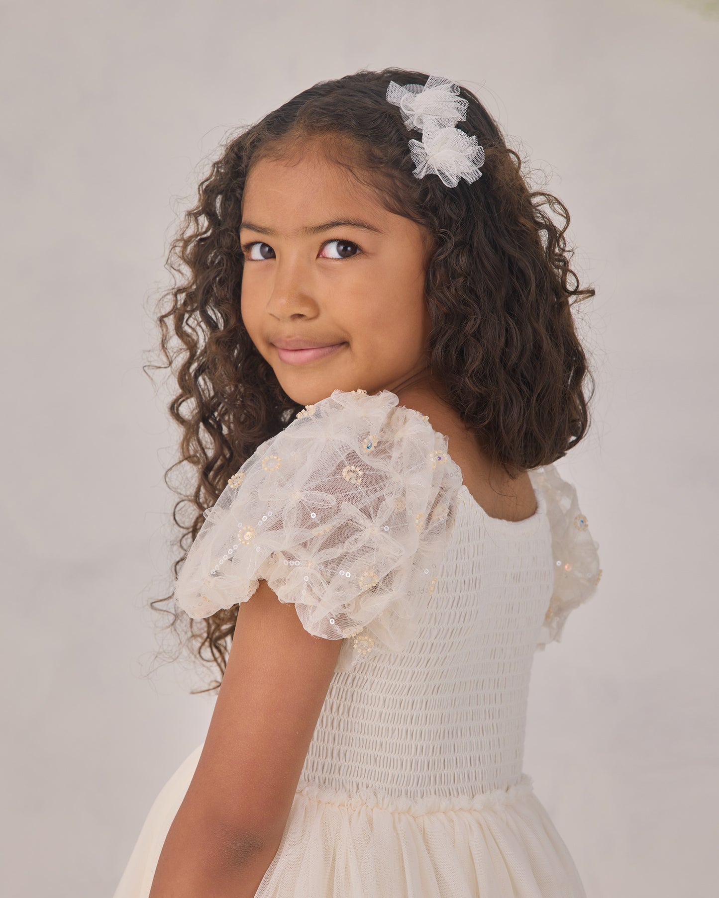 Pom Pom Pins Ivory, Pearl - Rylee + Cru | Kids Clothes | Trendy Baby Clothes | Modern Infant Outfits |