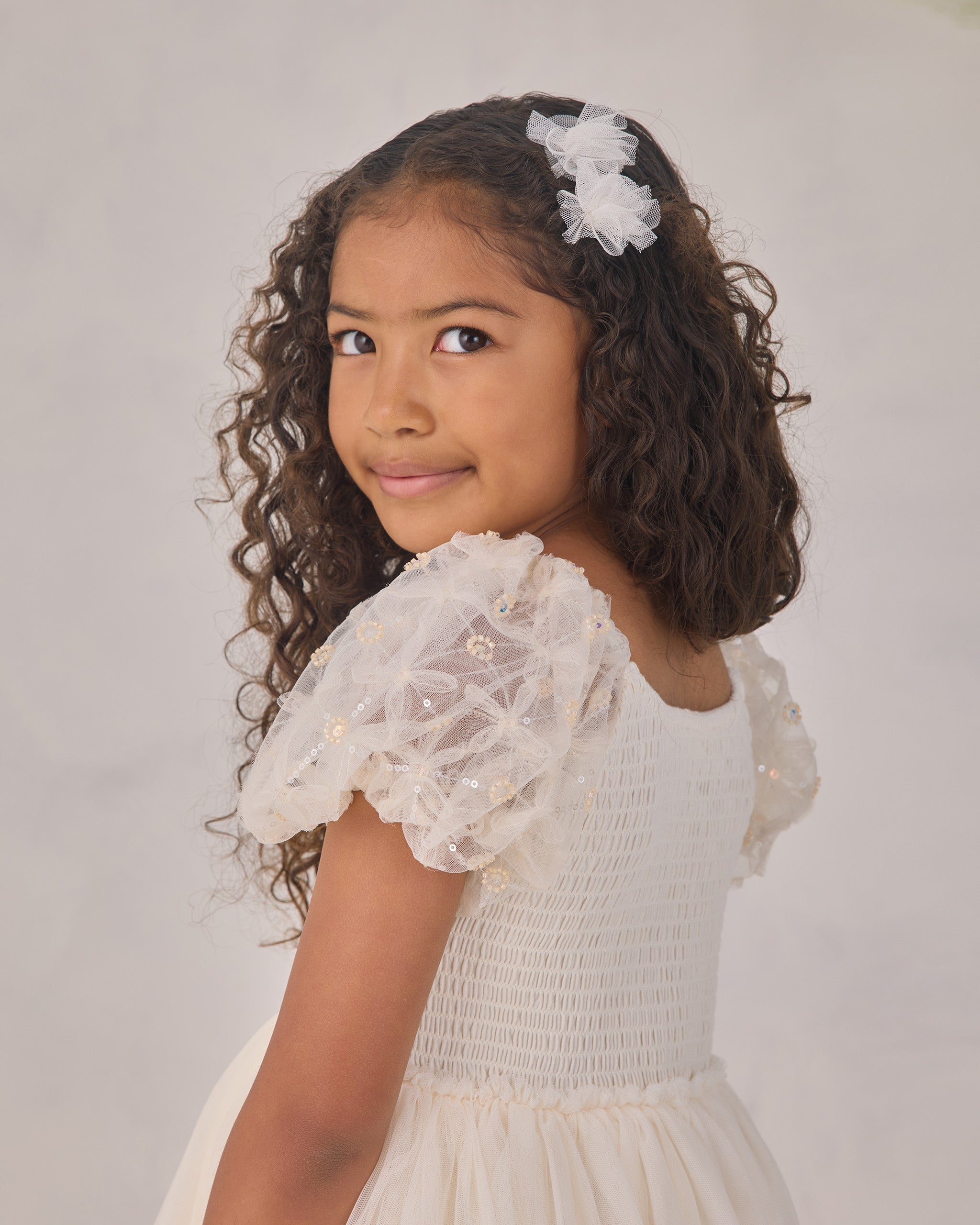 Pom Pom Pins Ivory, Pearl - Rylee + Cru | Kids Clothes | Trendy Baby Clothes | Modern Infant Outfits |