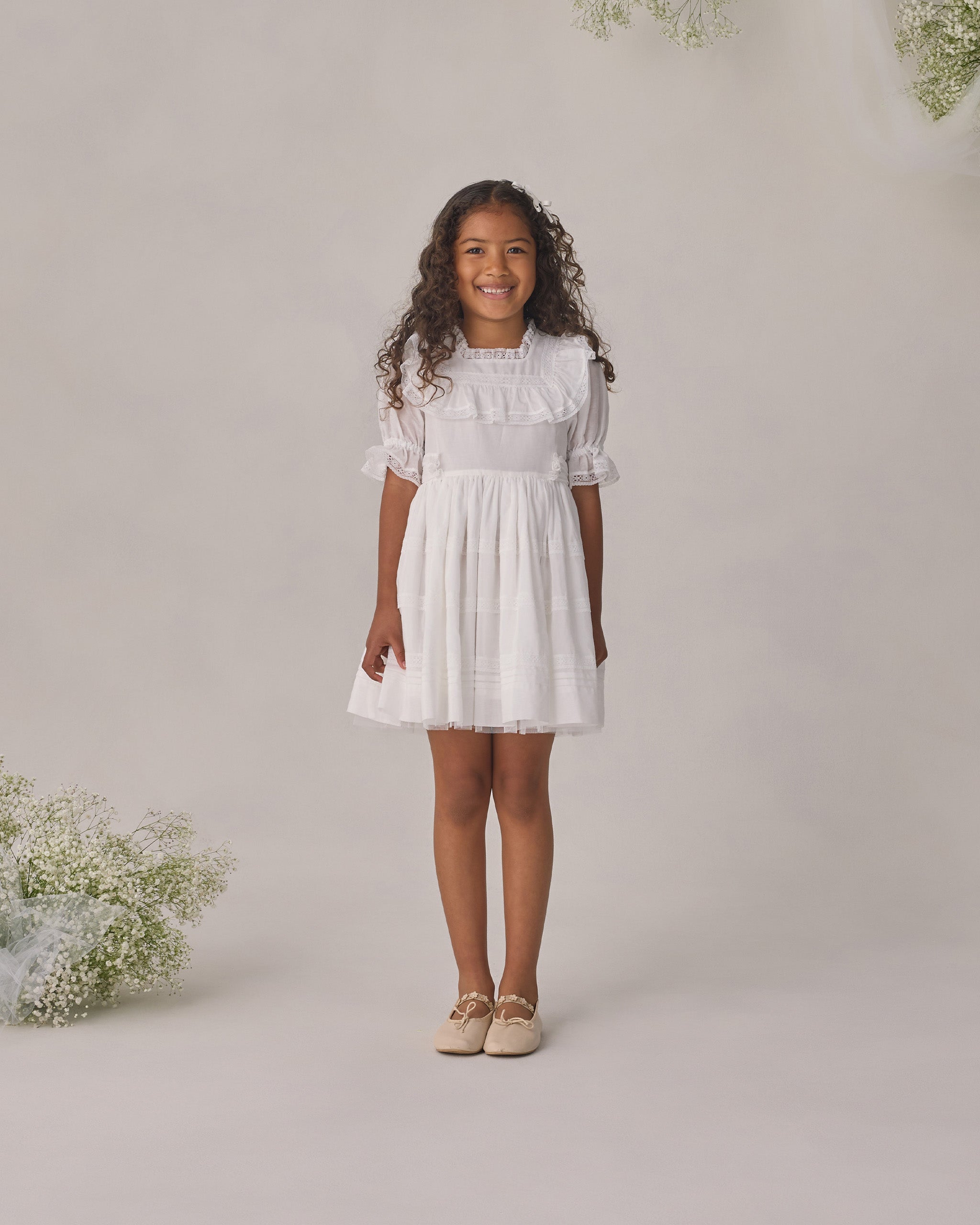 Kit Dress White – Noralee