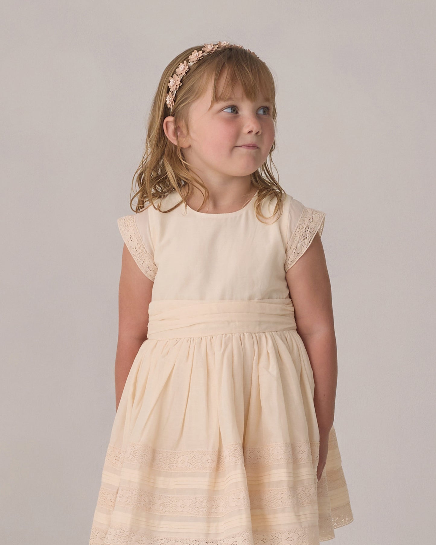 Floral Headband Blush - Rylee + Cru | Kids Clothes | Trendy Baby Clothes | Modern Infant Outfits |