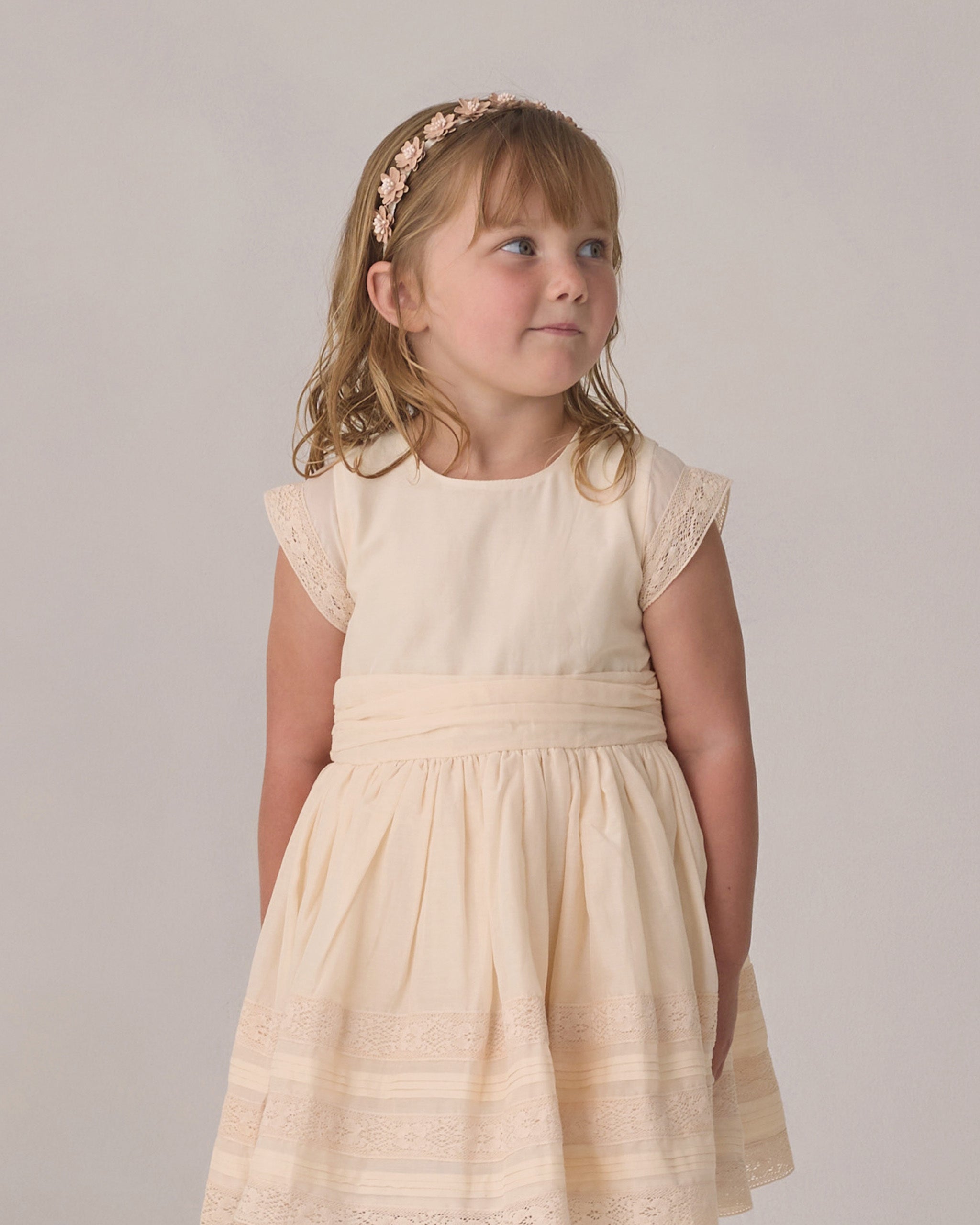 Floral Headband Blush - Rylee + Cru | Kids Clothes | Trendy Baby Clothes | Modern Infant Outfits |