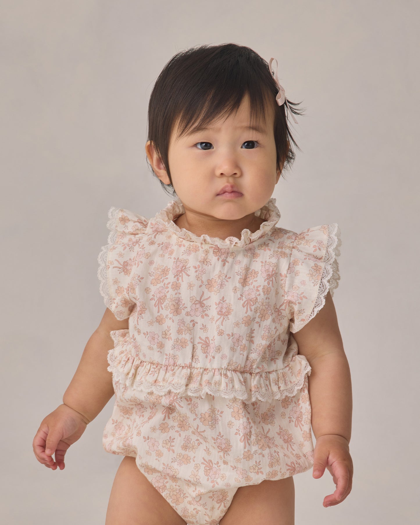 Alice Romper Ivory - Rylee + Cru | Kids Clothes | Trendy Baby Clothes | Modern Infant Outfits |