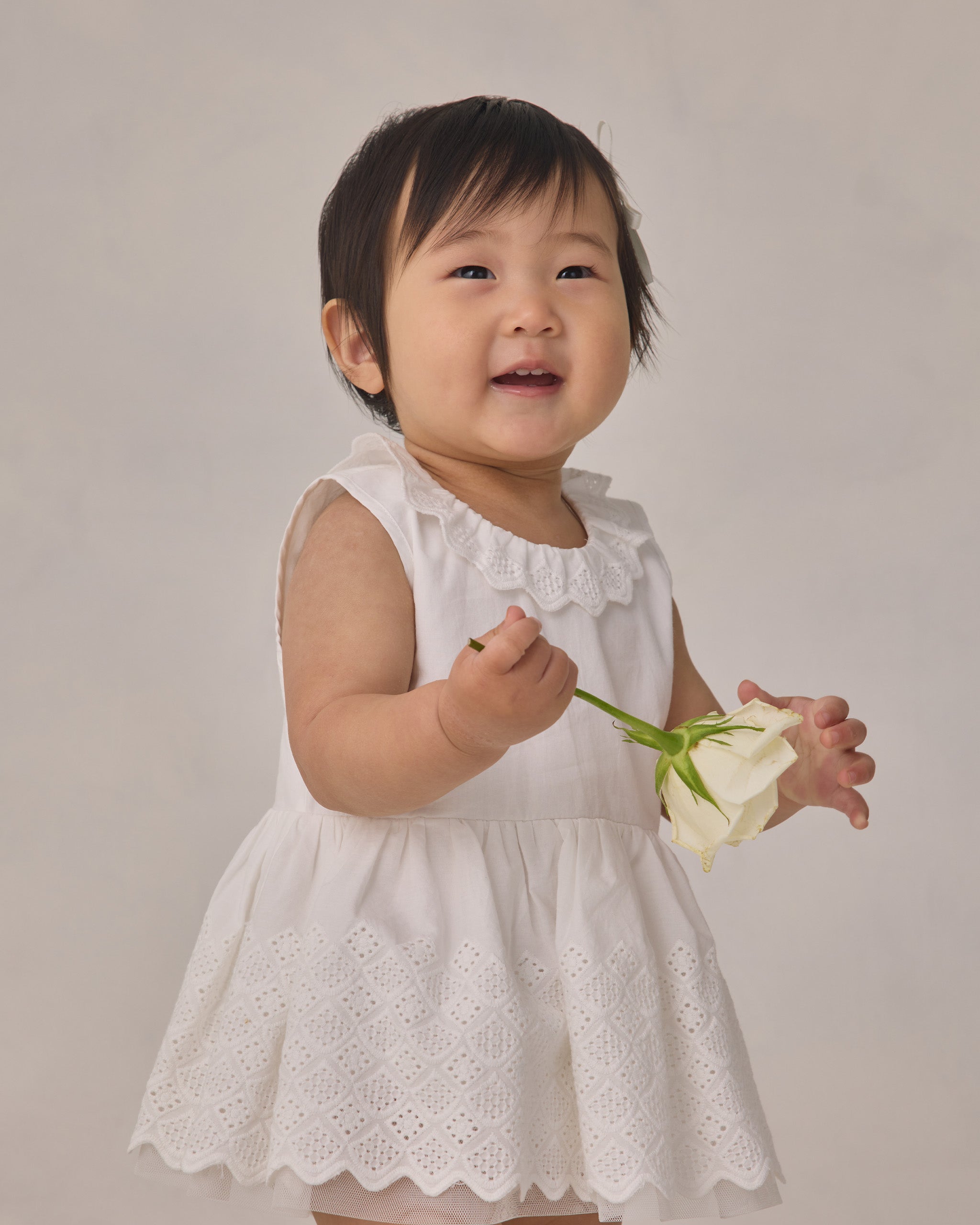 Georgia Dress White – Noralee