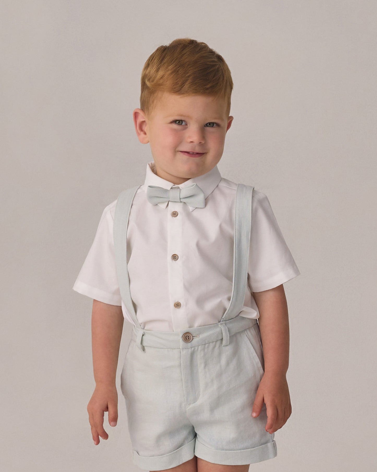 Bow Tie Heathered Mist - Rylee + Cru | Kids Clothes | Trendy Baby Clothes | Modern Infant Outfits |