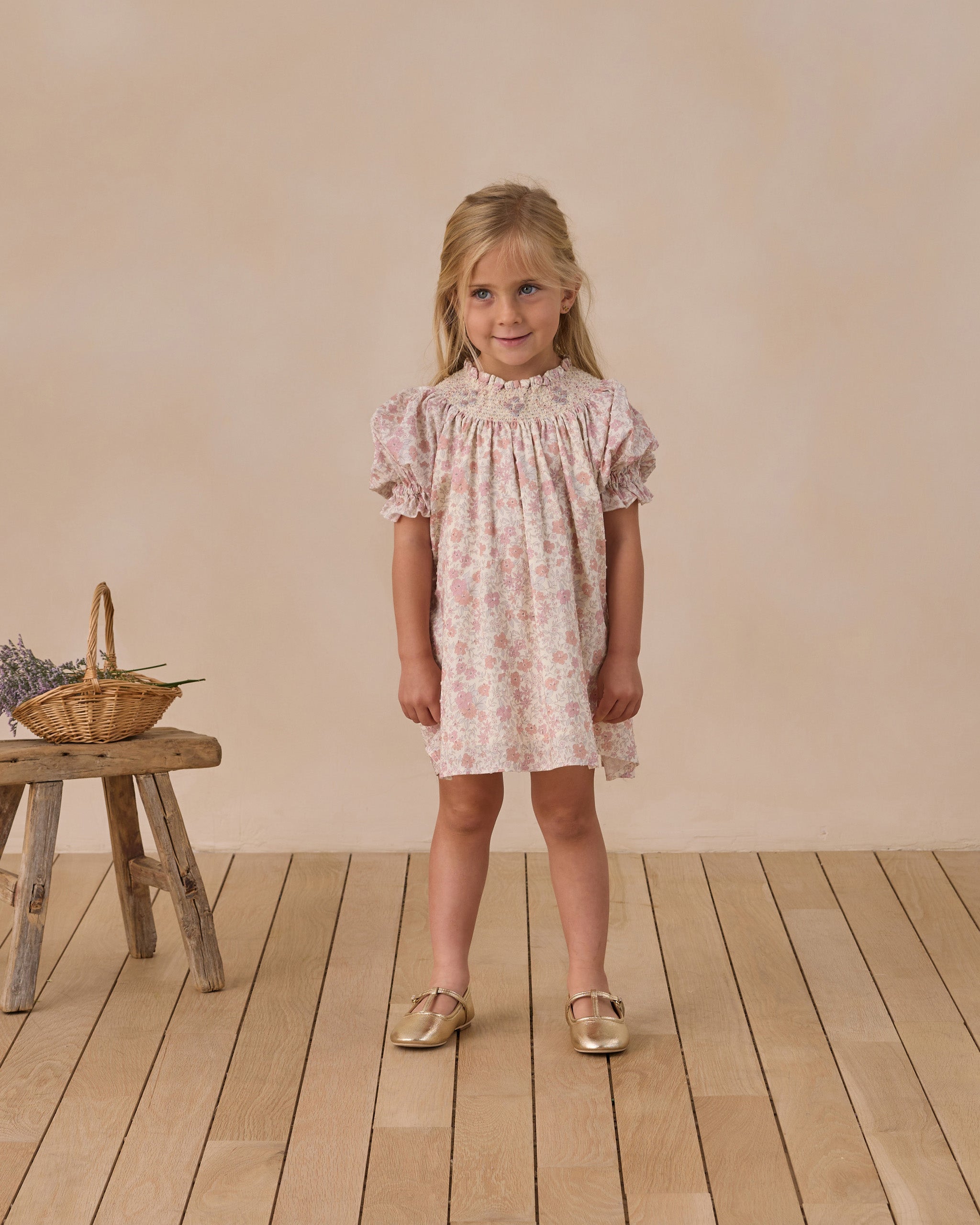 Maddie Dress Pastel Garden – Noralee