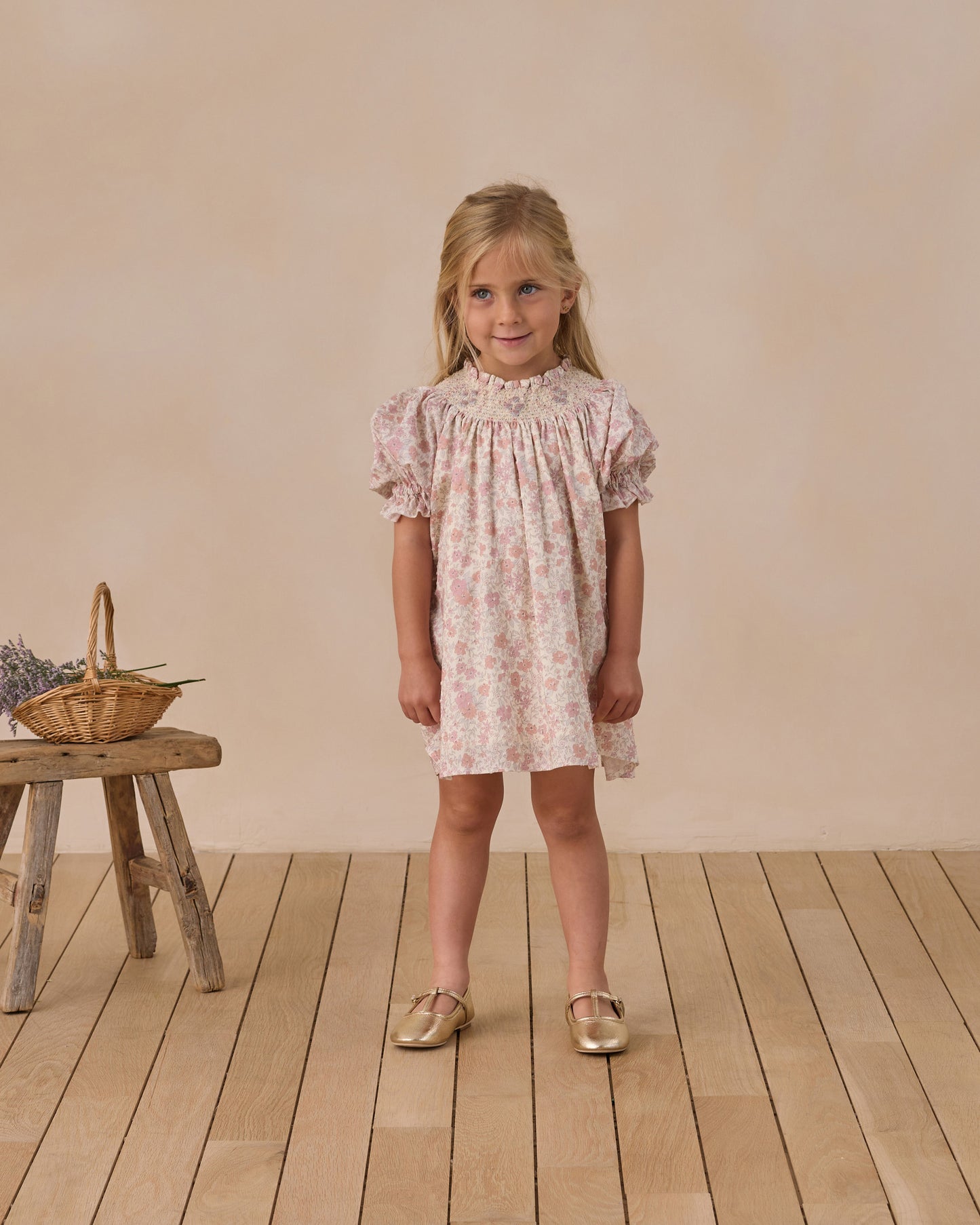 Maddie Dress Pastel Garden - Rylee + Cru | Kids Clothes | Trendy Baby Clothes | Modern Infant Outfits |