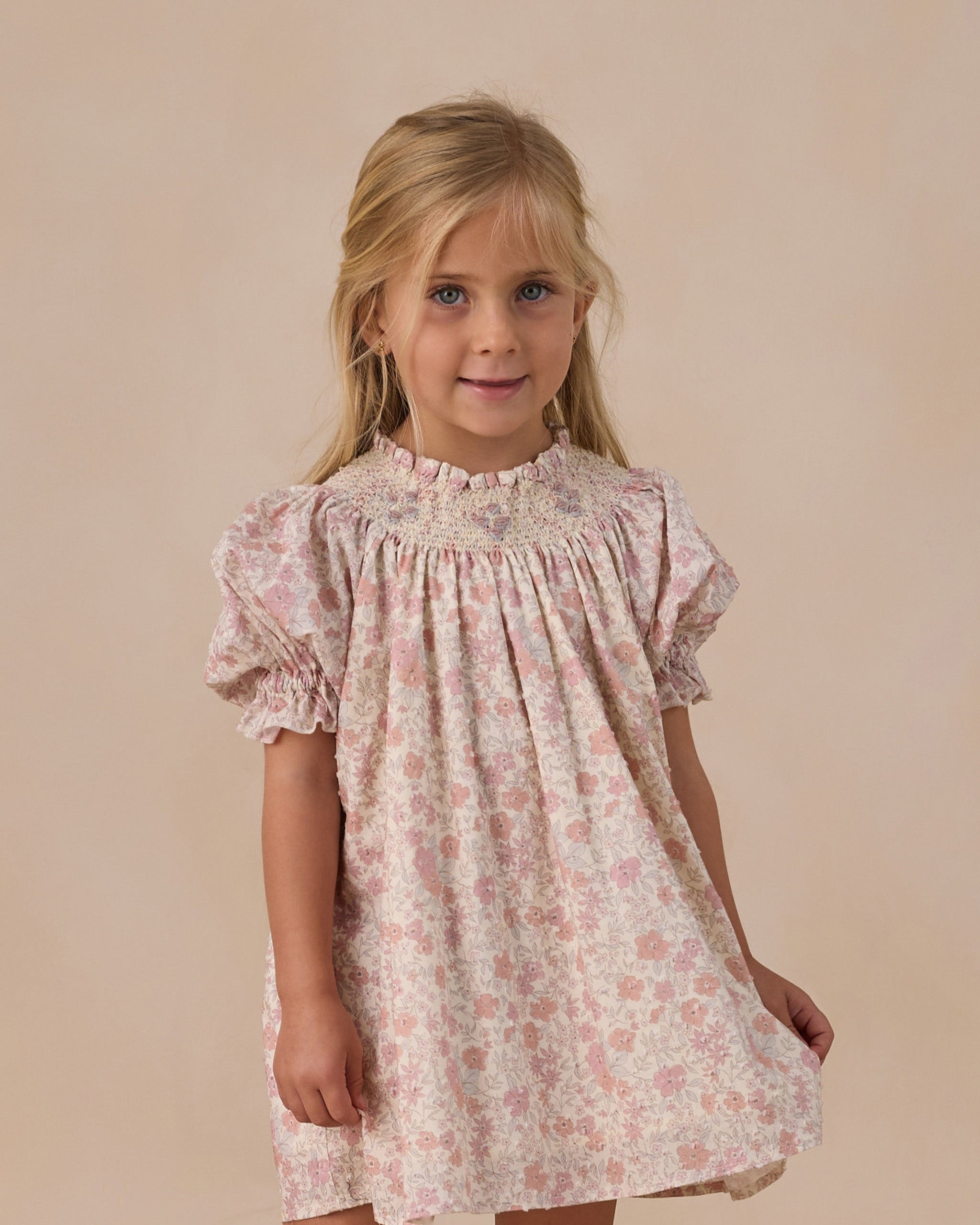 Maddie Dress Pastel Garden – Noralee