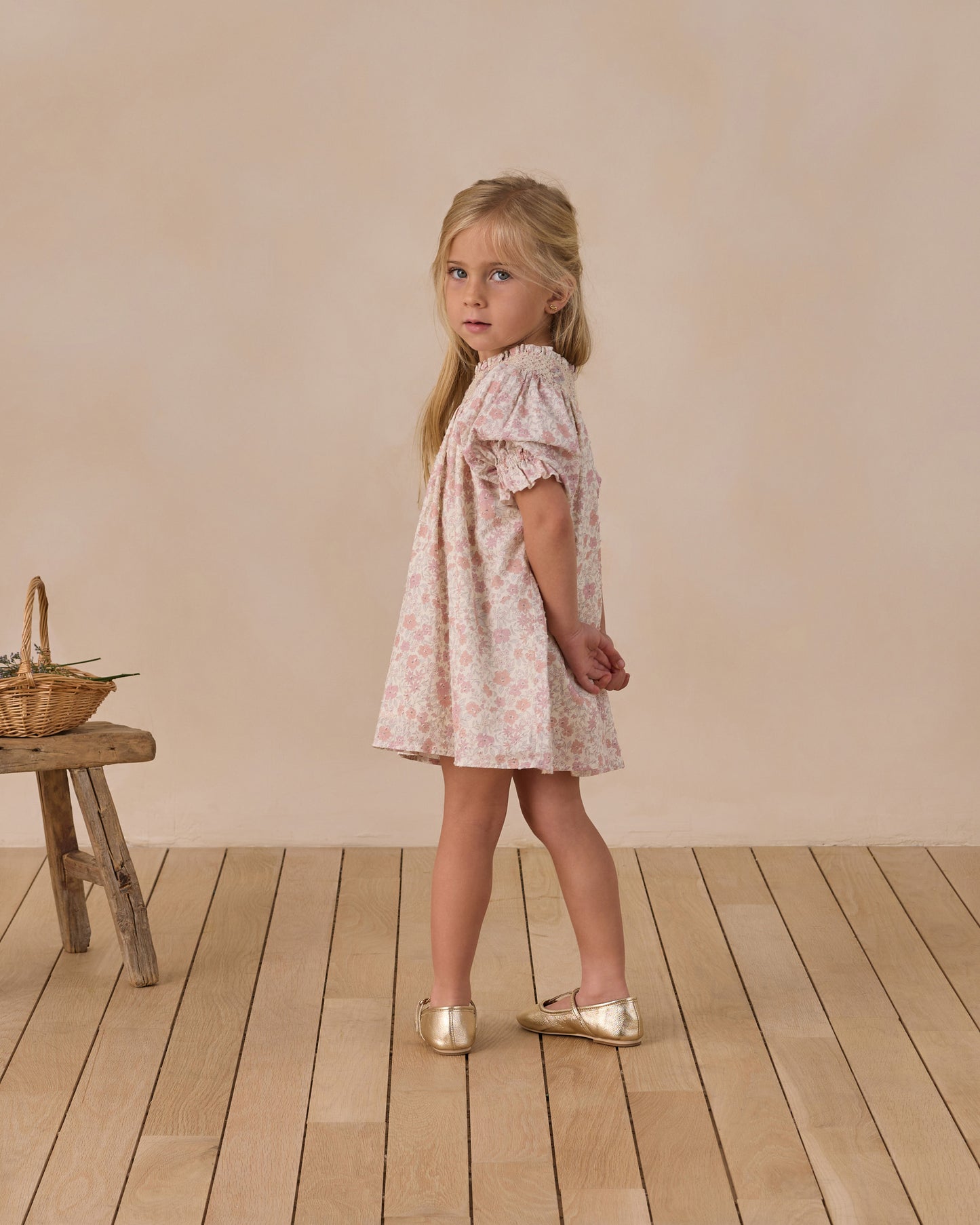 Maddie Dress Pastel Garden - Rylee + Cru | Kids Clothes | Trendy Baby Clothes | Modern Infant Outfits |