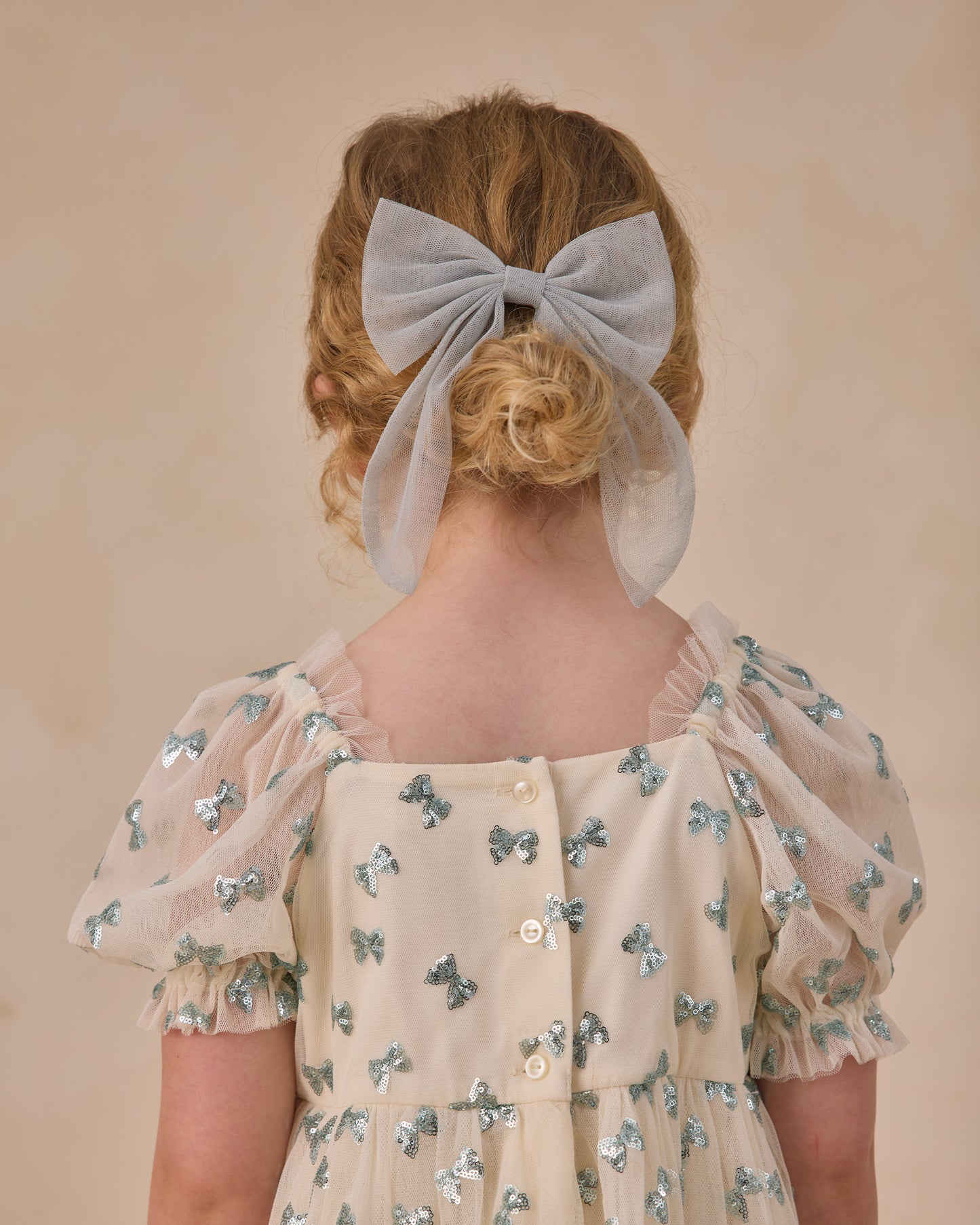 Everly Bow Sky - Rylee + Cru | Kids Clothes | Trendy Baby Clothes | Modern Infant Outfits |