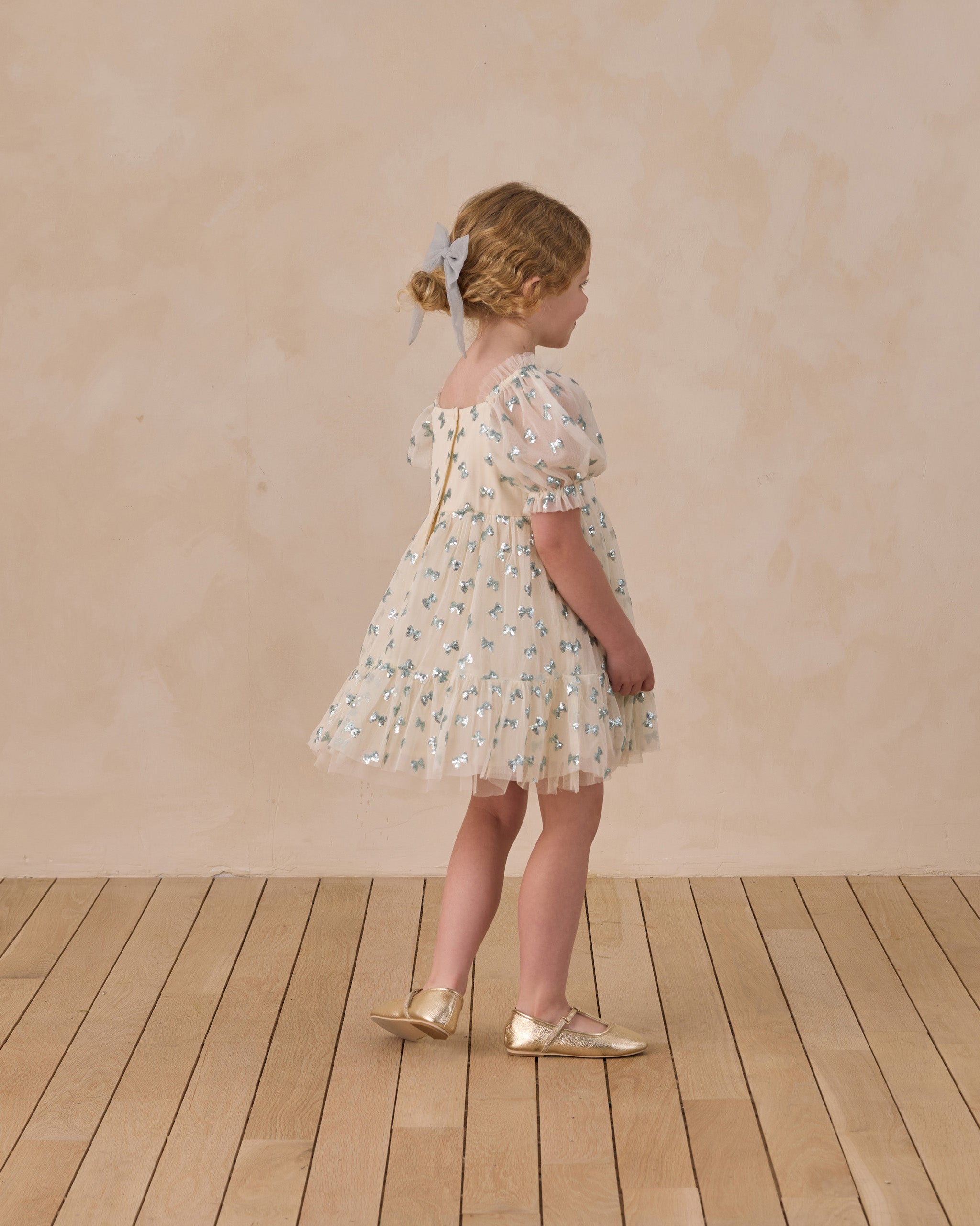 Everly Bow Sky - Rylee + Cru | Kids Clothes | Trendy Baby Clothes | Modern Infant Outfits |