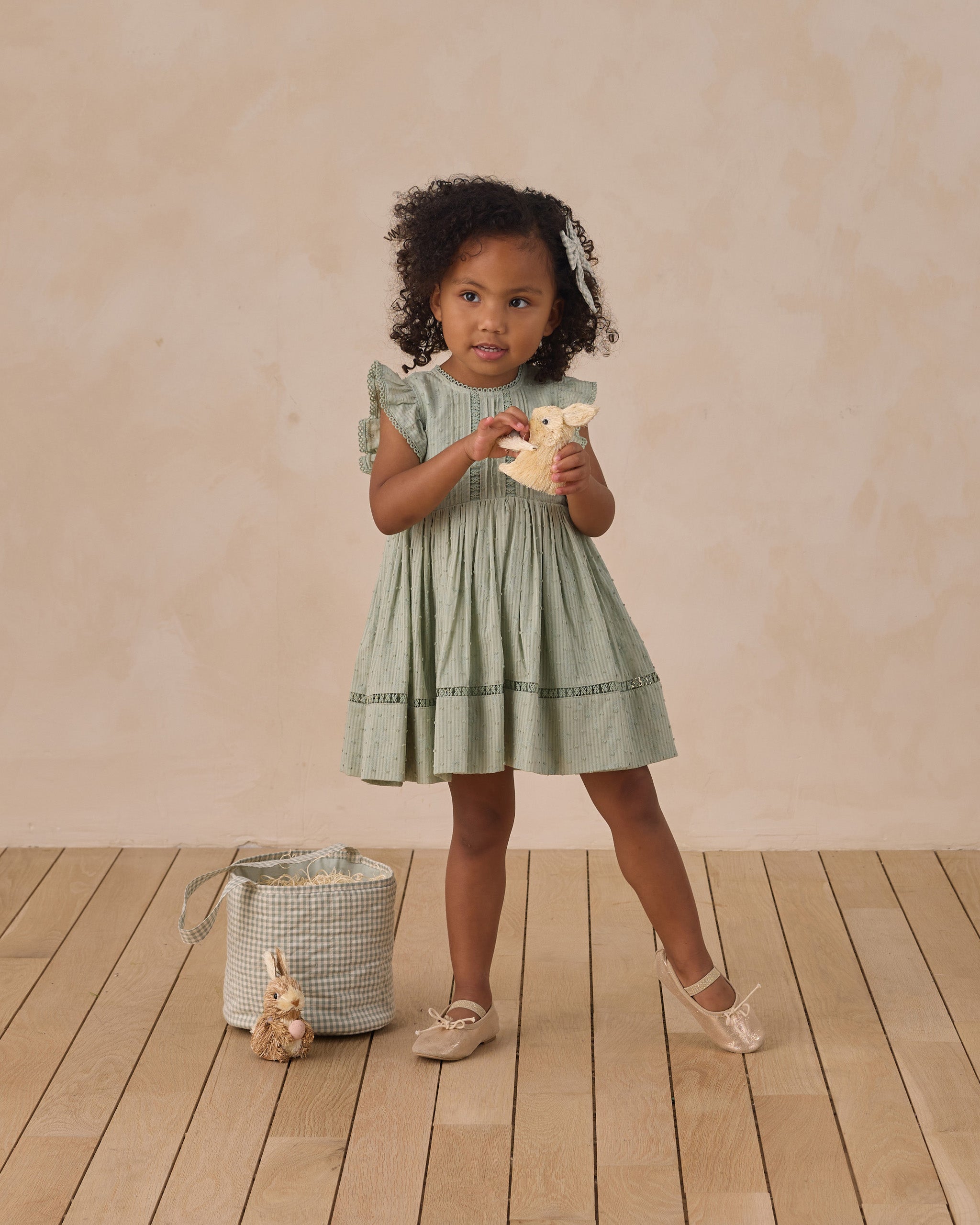 Isla Dress Eucalyptus  Noralee