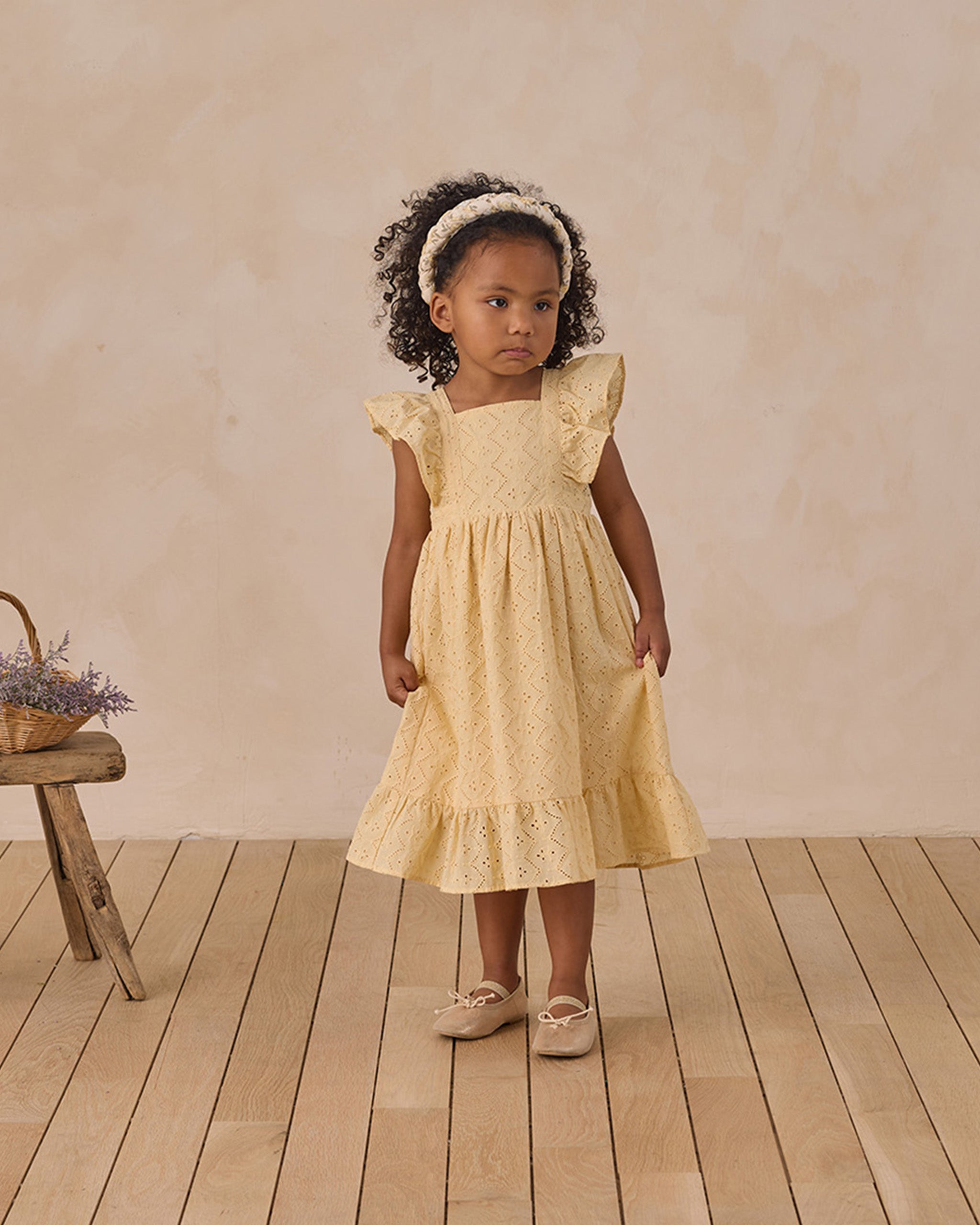 Braided Headband Lemon Meadow - Rylee + Cru | Kids Clothes | Trendy Baby Clothes | Modern Infant Outfits |
