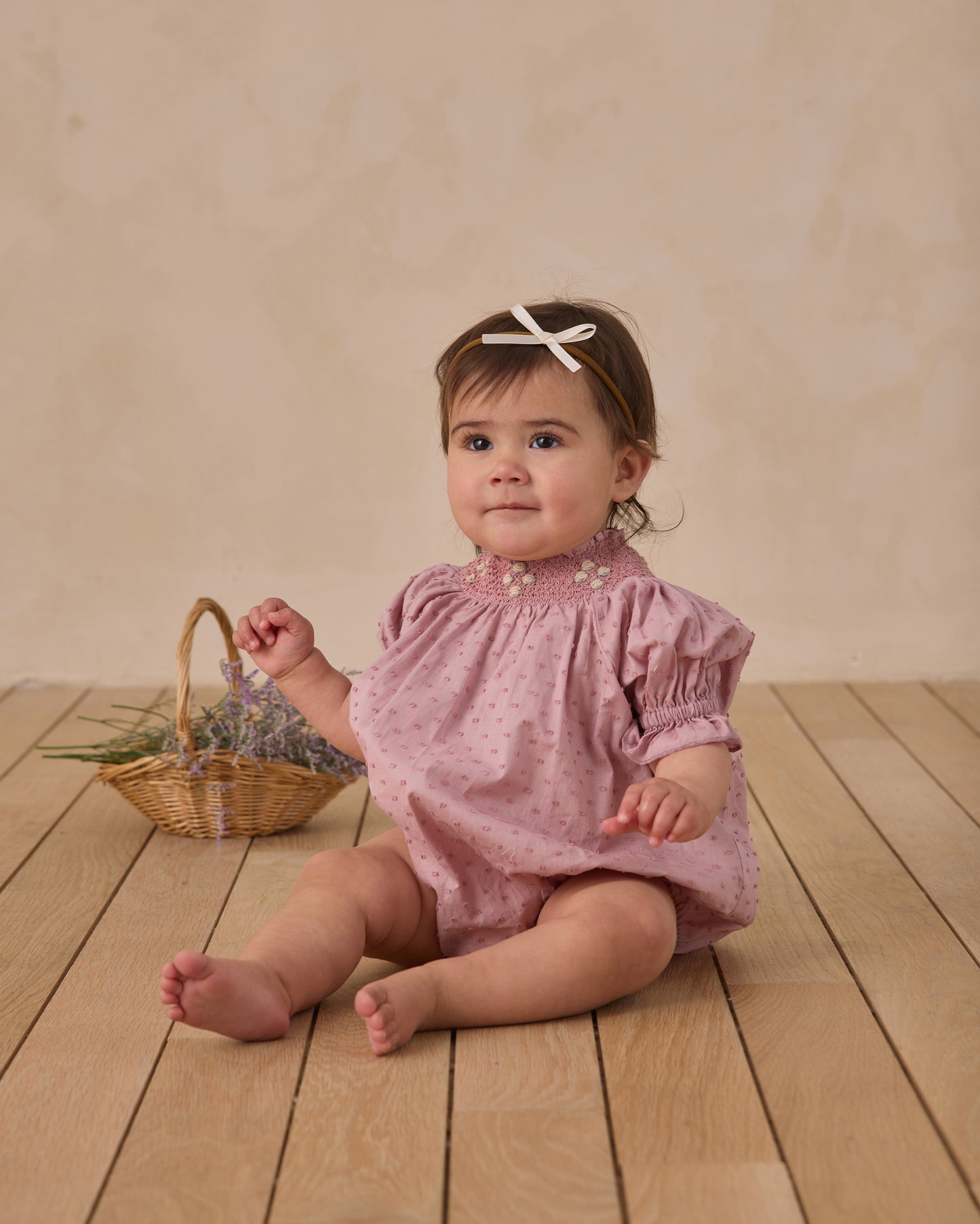 Maddie Romper Lavender - Rylee + Cru | Kids Clothes | Trendy Baby Clothes | Modern Infant Outfits |