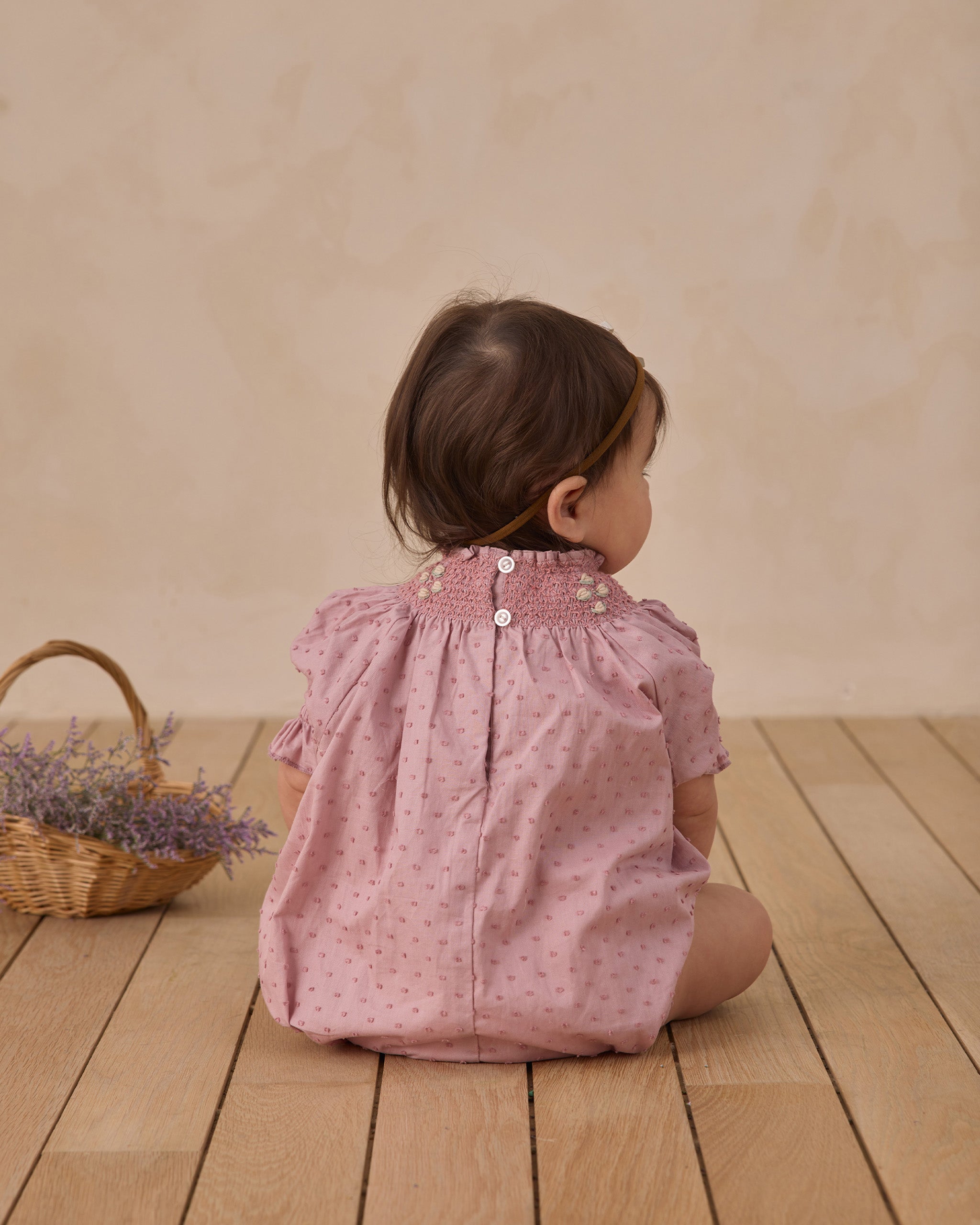Maddie Romper Lavender – Noralee