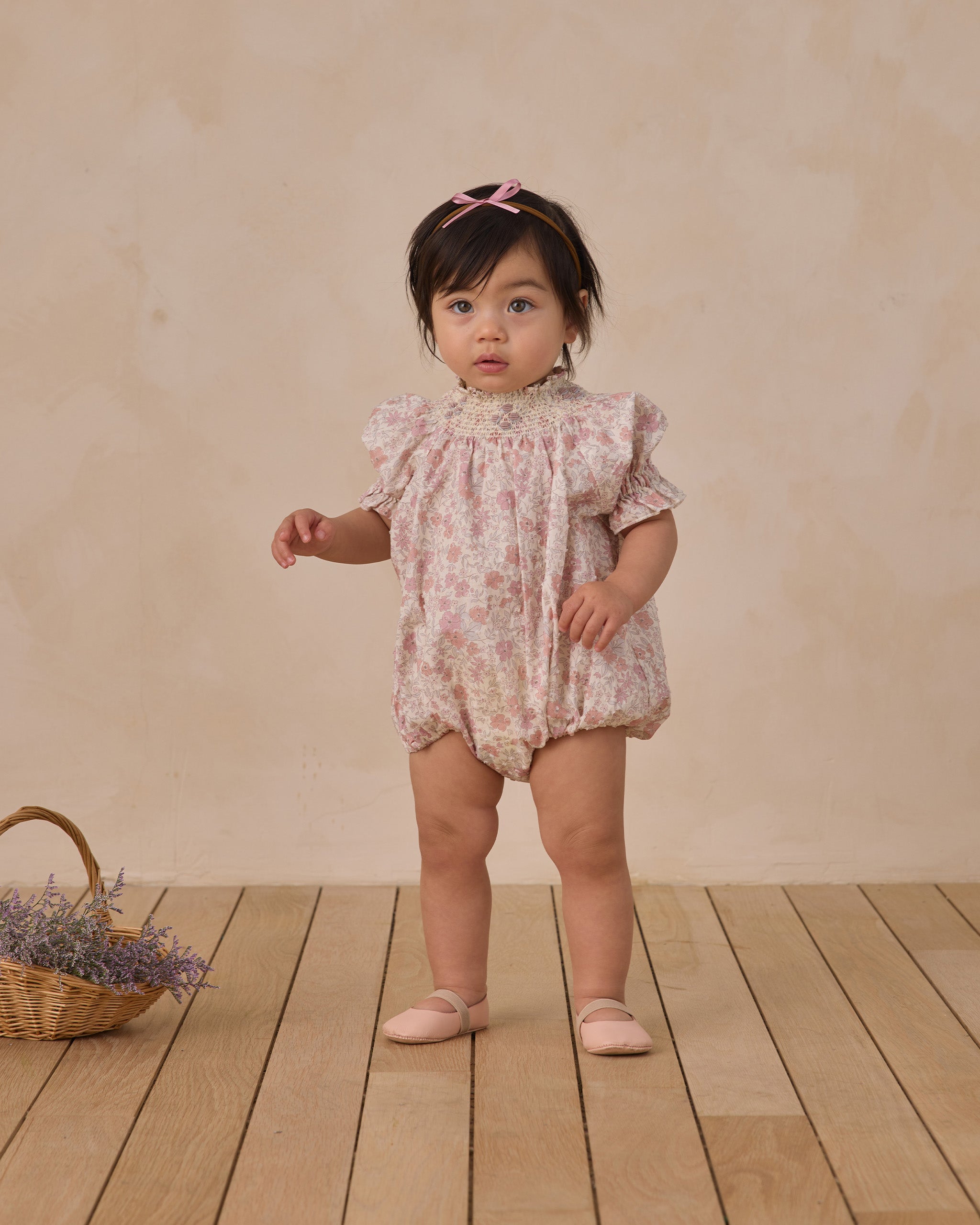 Maddie Romper Pastel Garden – Noralee