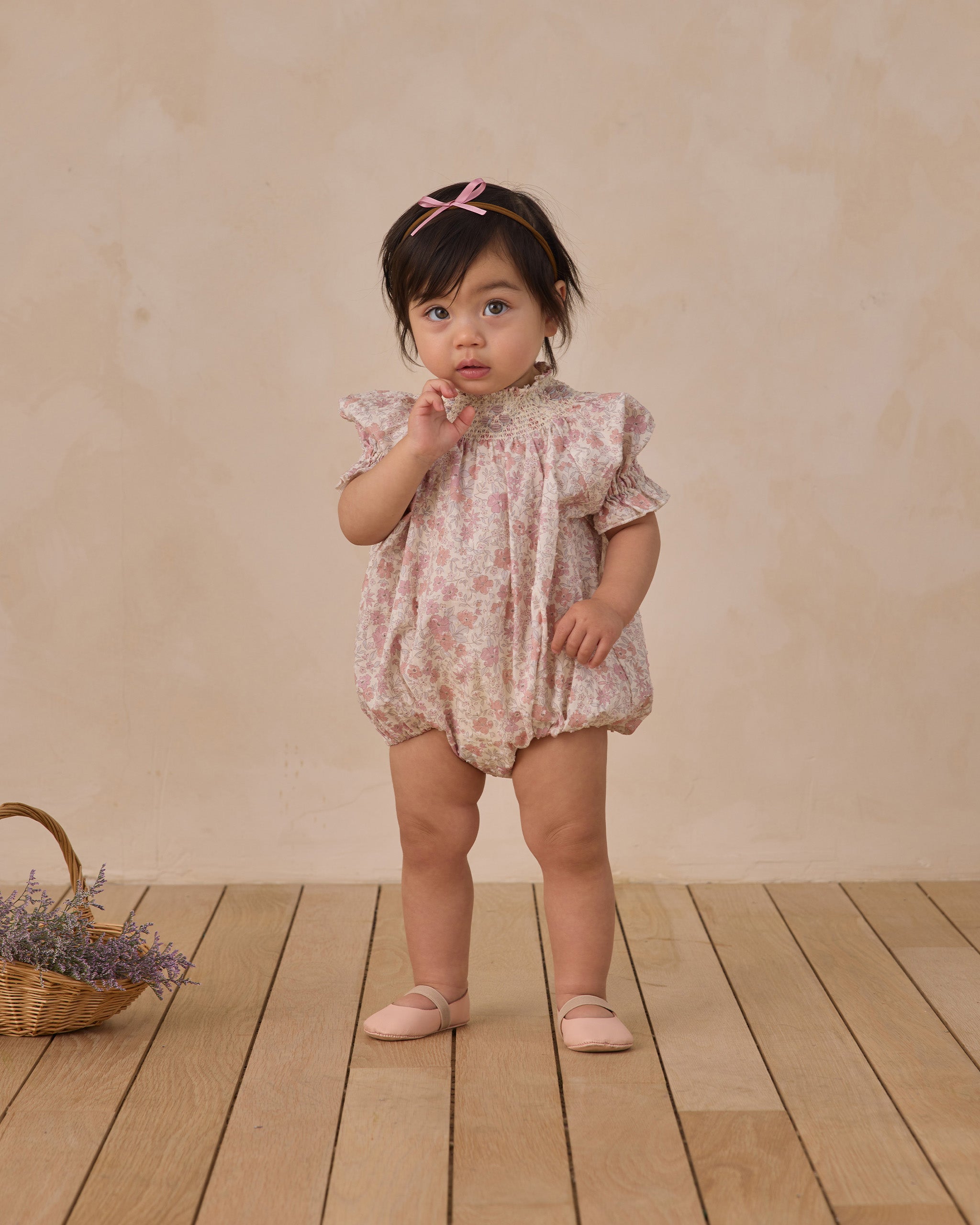 Maddie Romper Pastel Garden – Noralee