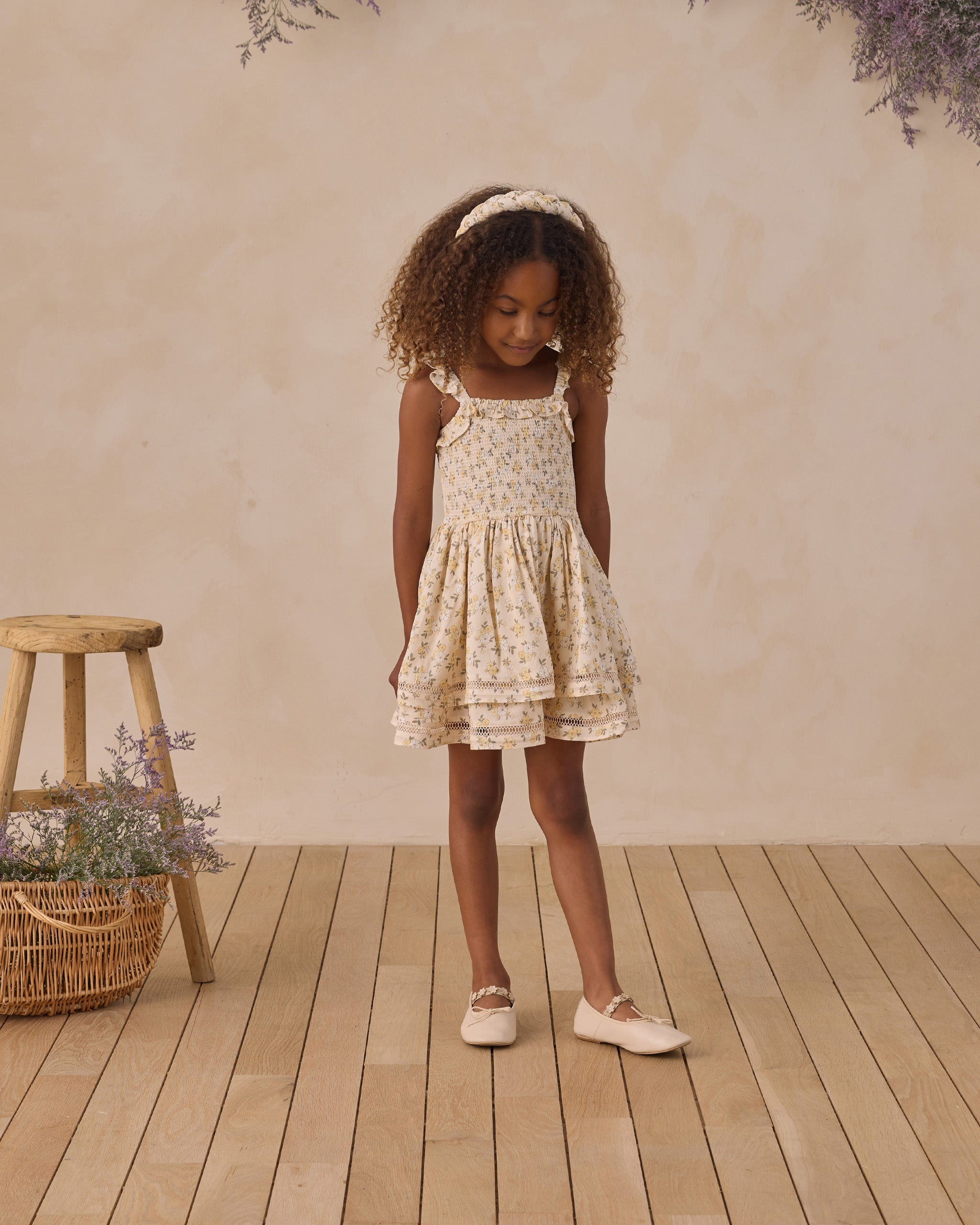 Birdie Dress Lemon Meadow Noralee Birdie Dress Lemon Meadow Noralee