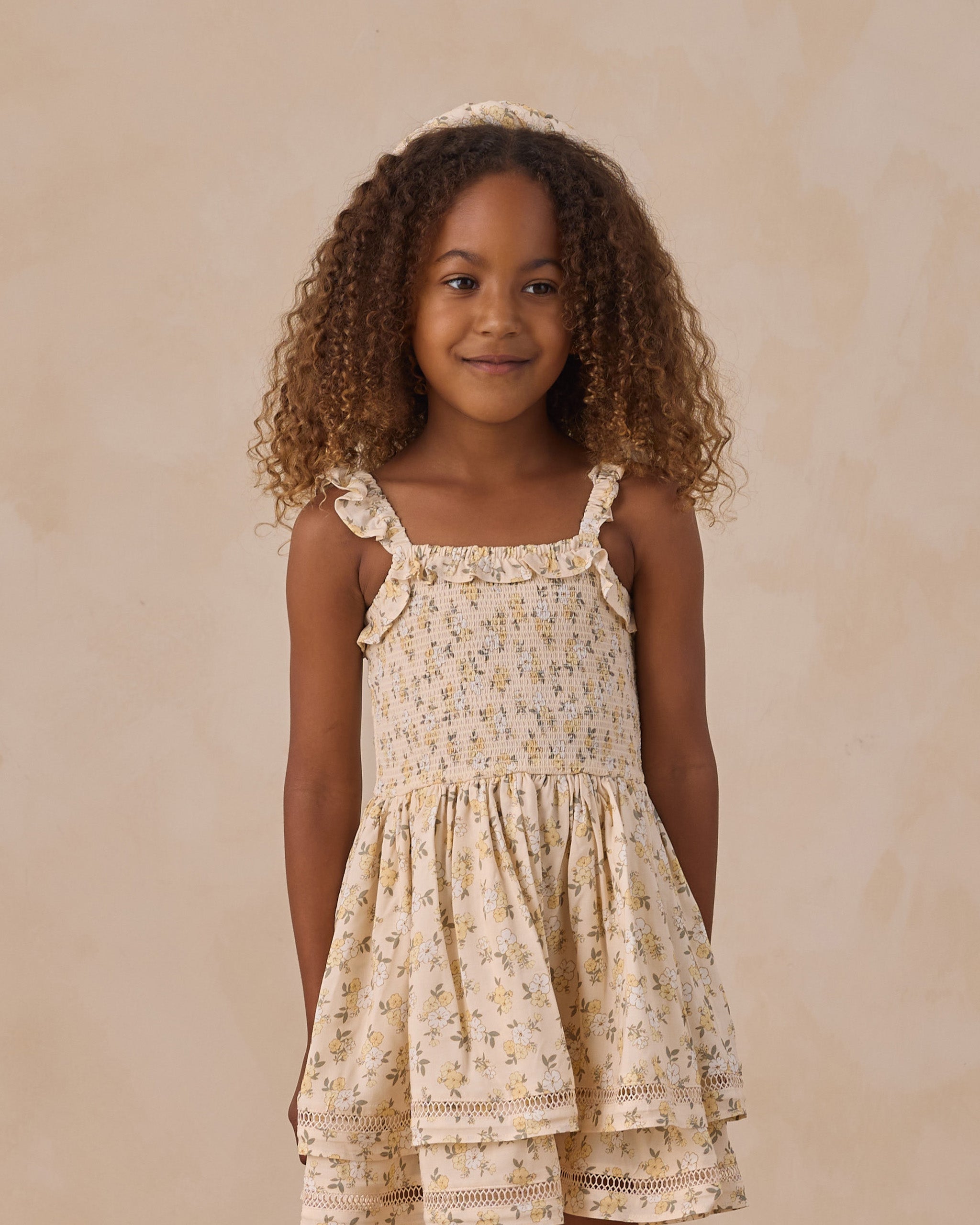 Birdie Dress Lemon Meadow – Noralee